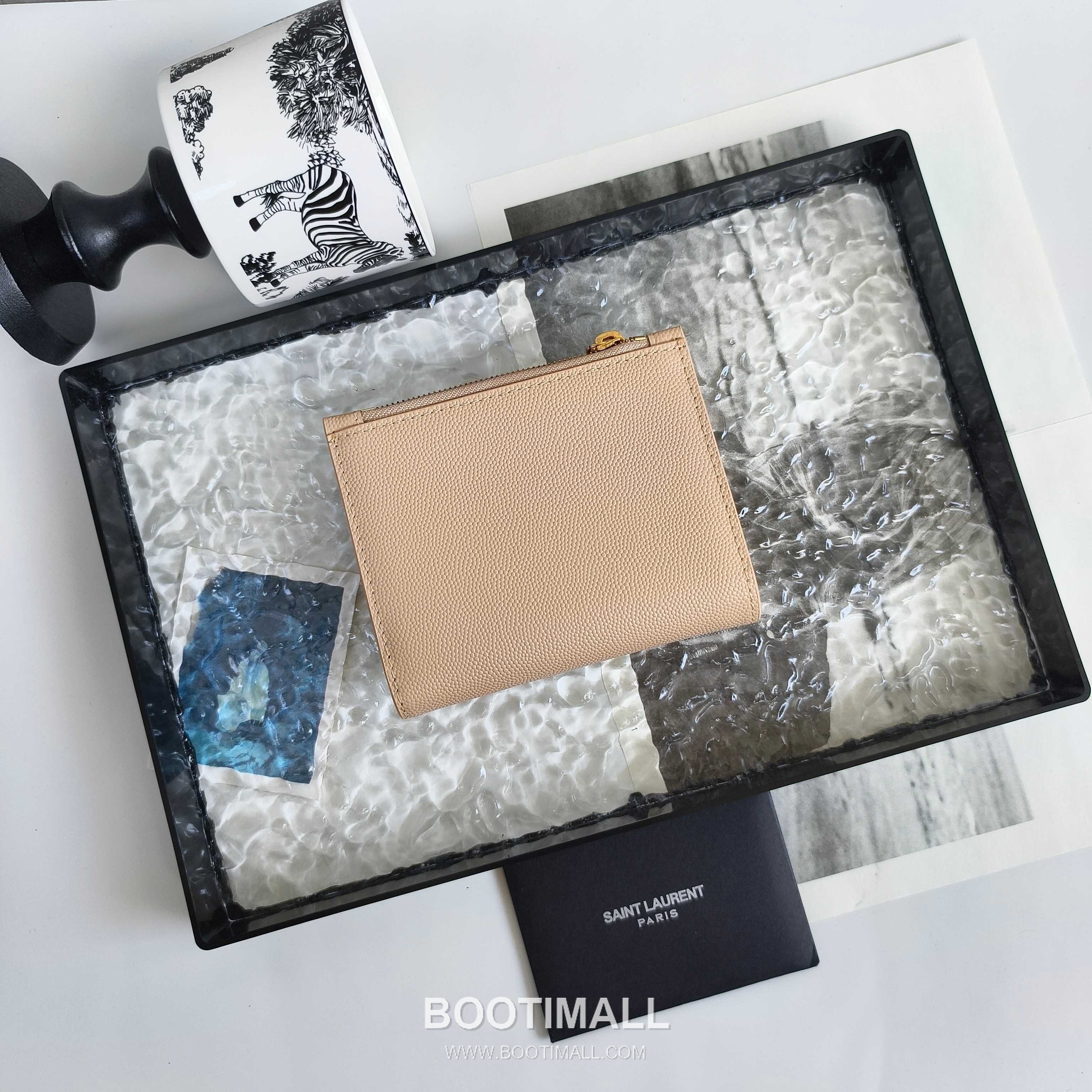 Saint Laurent Cassandre Matelassé Leather Trifold Wallet 582296 생로랑 카산드르 마틀라세 소가죽 트리폴드 지갑 12cm 2