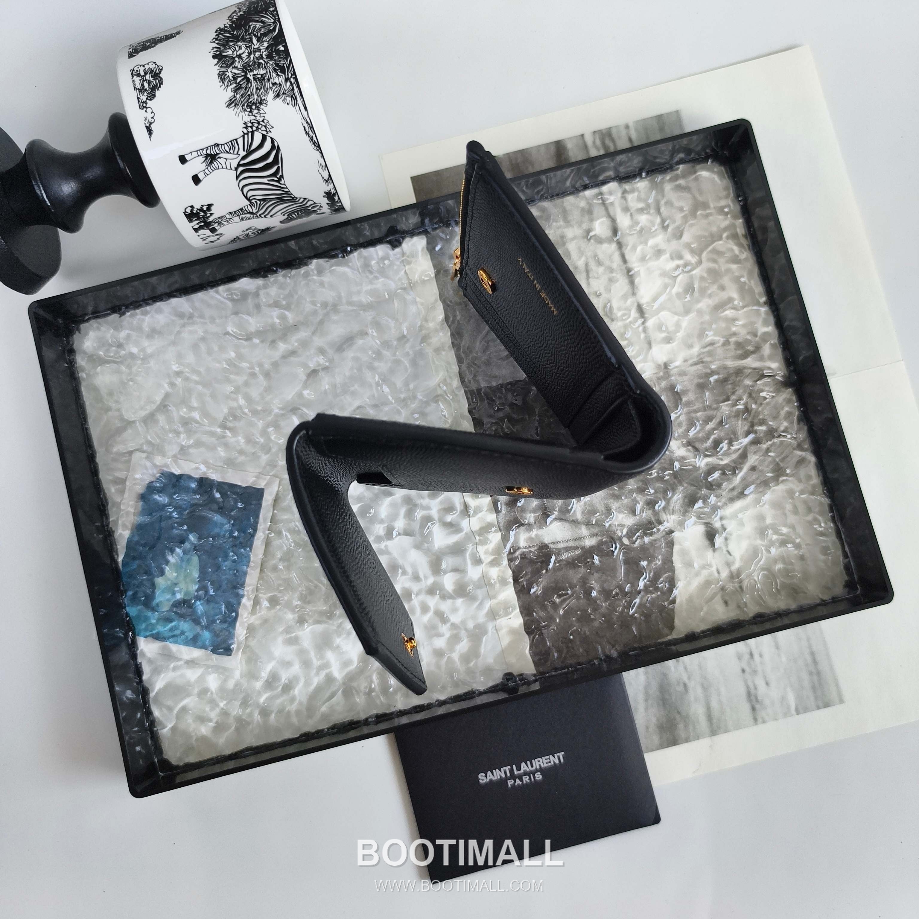 Saint Laurent Cassandre Matelassé Leather Trifold Wallet 582296 생로랑 카산드르 마틀라세 소가죽 트리폴드 지갑 12cm 4