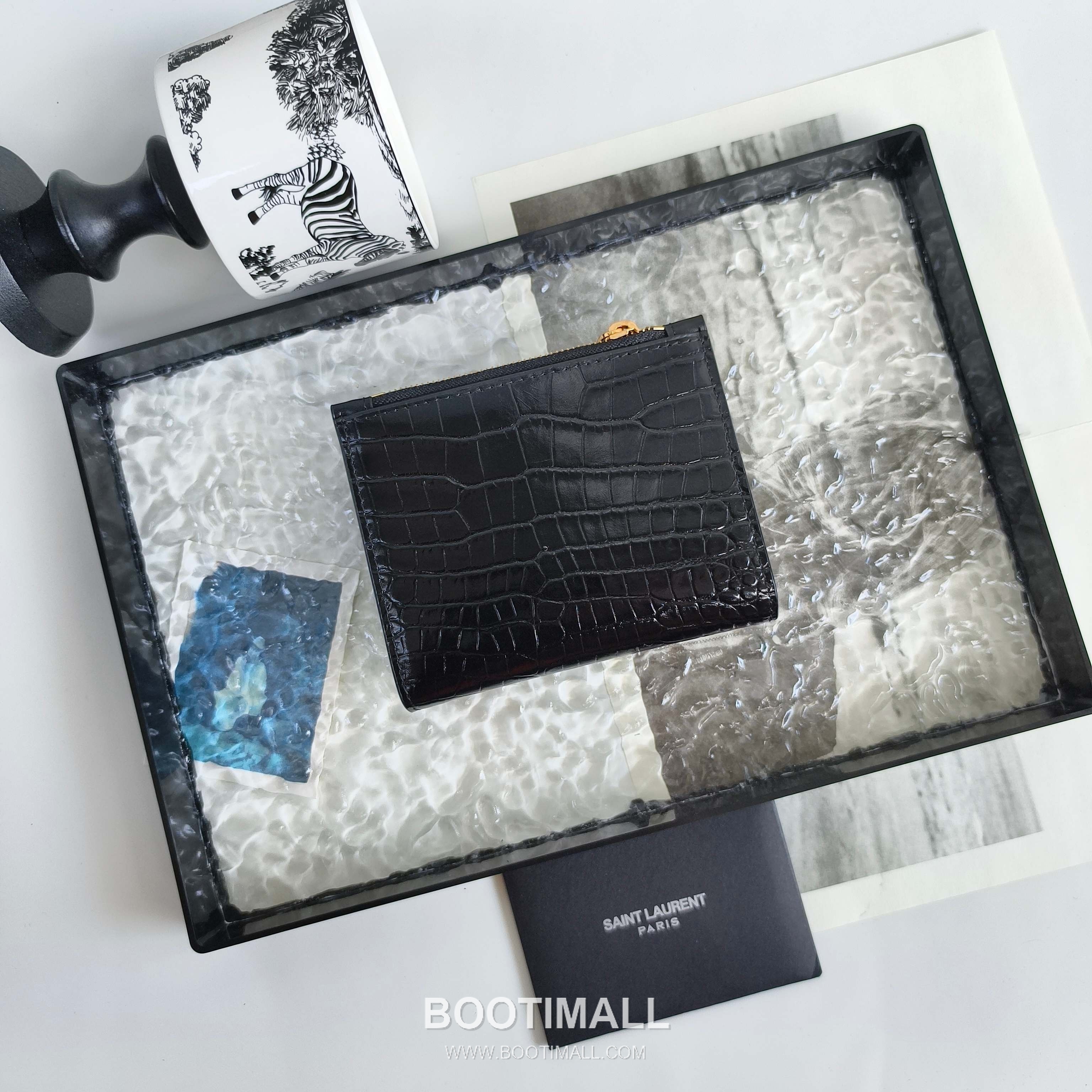 Saint Laurent Cassandre Matelassé Leather Trifold Wallet 582296 생로랑 카산드르 마틀라세 소가죽 트리폴드 지갑 12cm 2