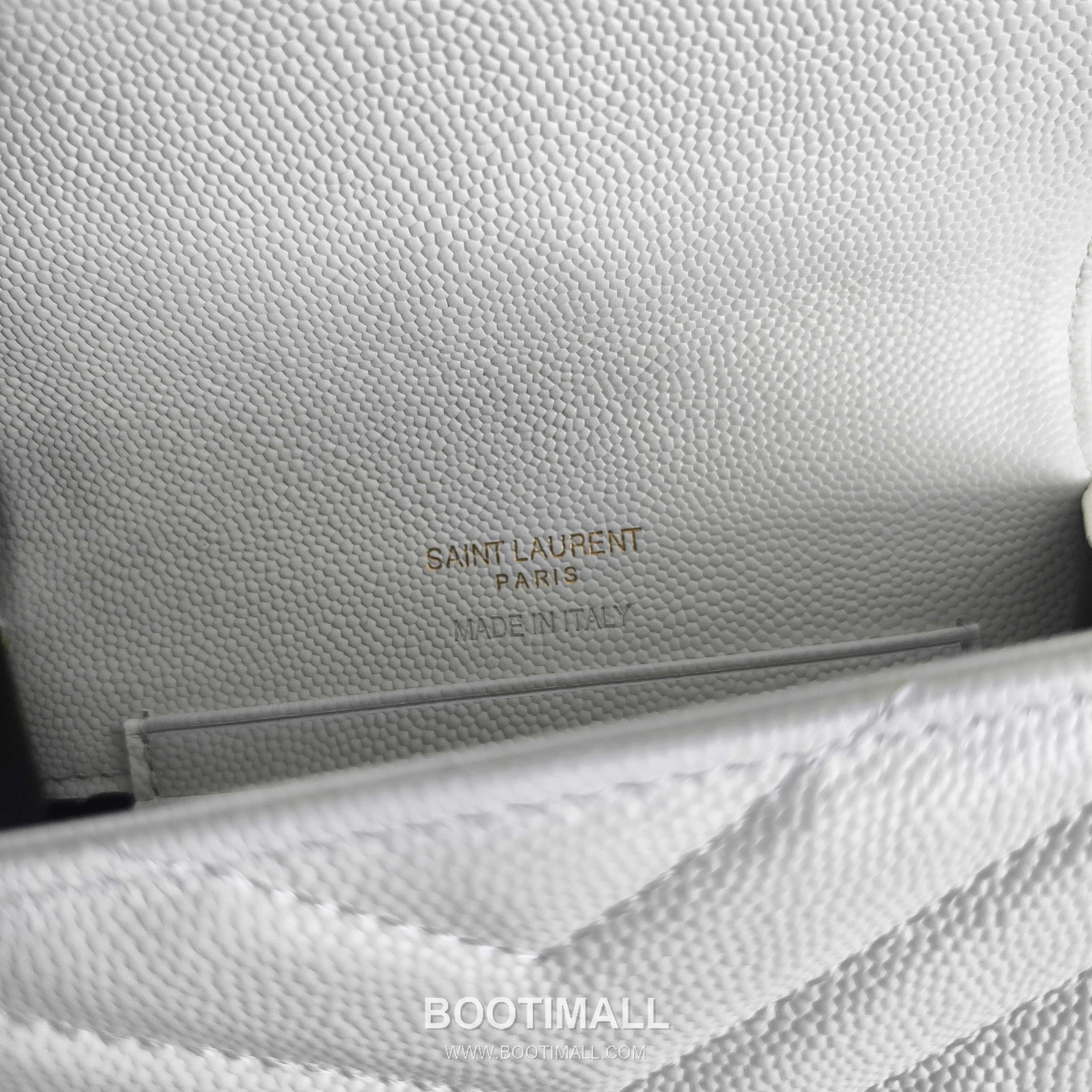 Saint Laurent Cassandre Grain de Poudre Leather Bifold Wallet 414404 생로랑 카산드르 그레인 드 푸드르 송아지가죽 반지갑 13cm 8