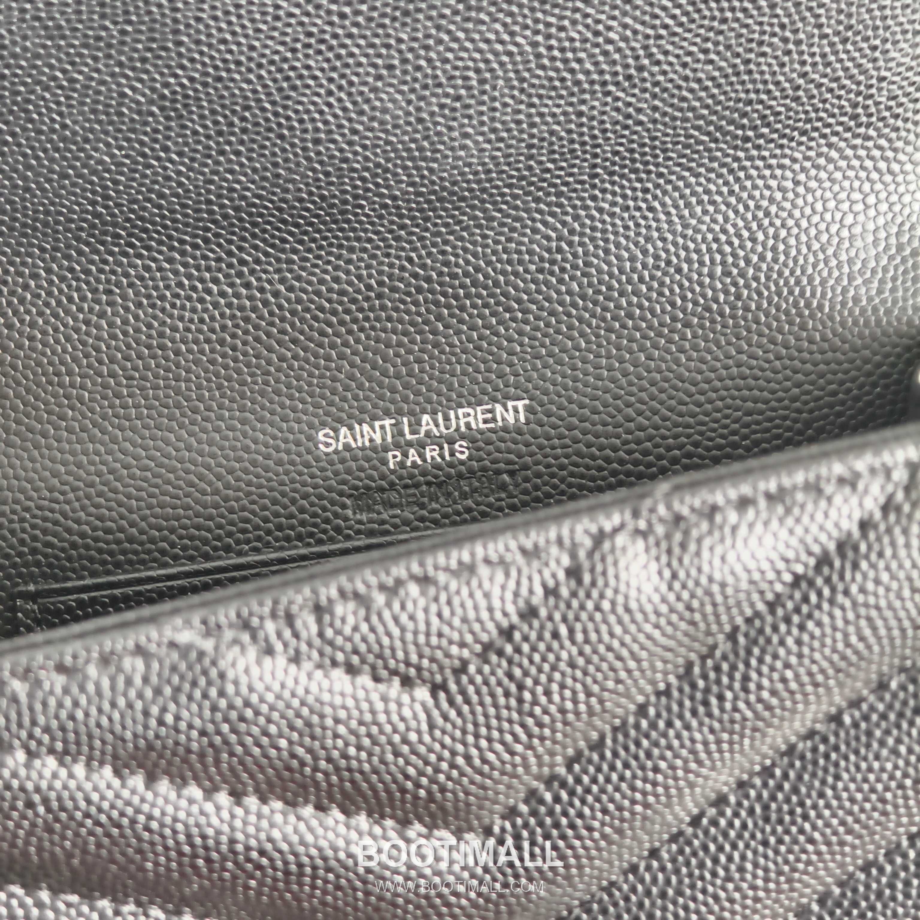 Saint Laurent Cassandre Grain de Poudre Leather Bifold Wallet 414404 생로랑 카산드르 그레인 드 푸드르 송아지가죽 반지갑 13cm 8