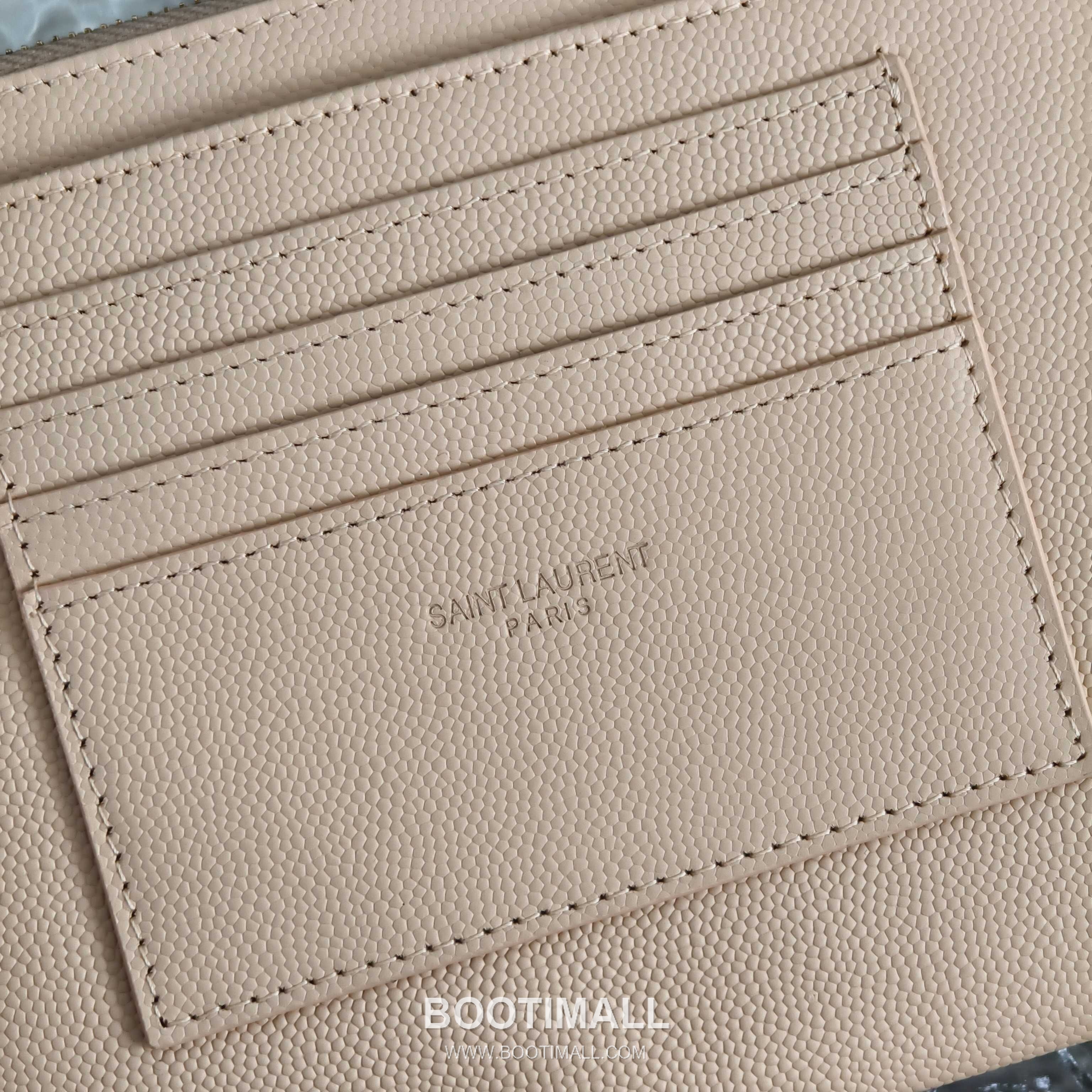 Saint Laurent Cassandre Grain de Poudre Leather Zip Pouch 423297 생로랑 카산드르 그레인 드 푸드르 송아지가죽 지퍼 클러치 23cm 8