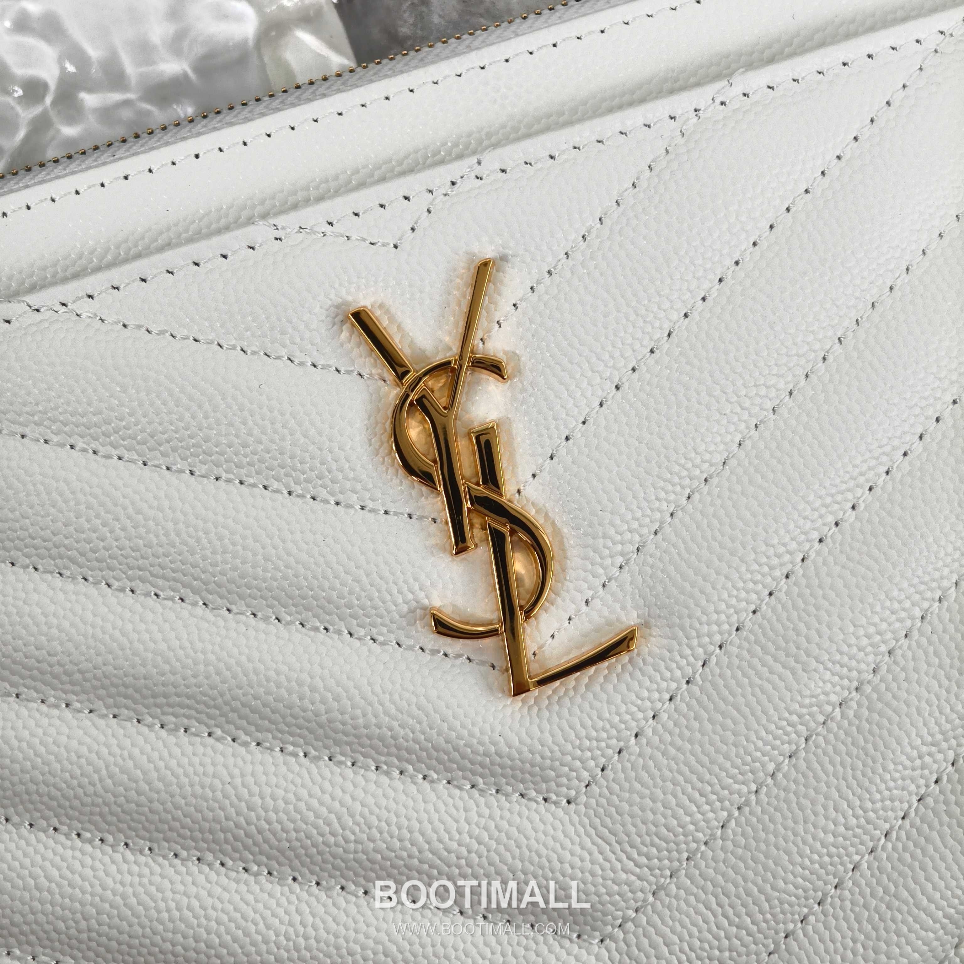 Saint Laurent Cassandre Grain de Poudre Leather Zip Pouch 423297 생로랑 카산드르 그레인 드 푸드르 송아지가죽 지퍼 클러치 23cm 4