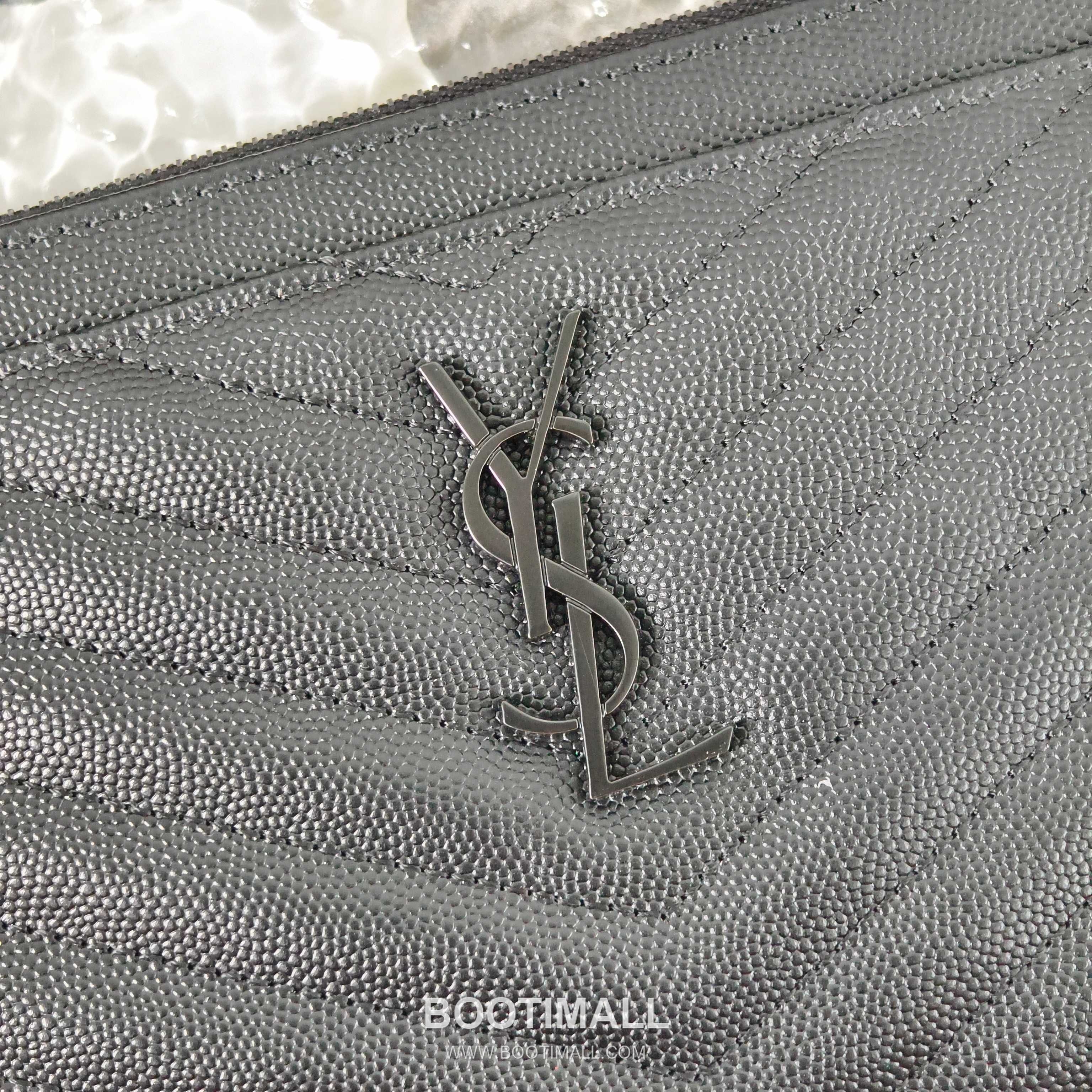 Saint Laurent Cassandre Grain de Poudre Leather Zip Pouch 423297 생로랑 카산드르 그레인 드 푸드르 송아지가죽 지퍼 클러치 23cm 4