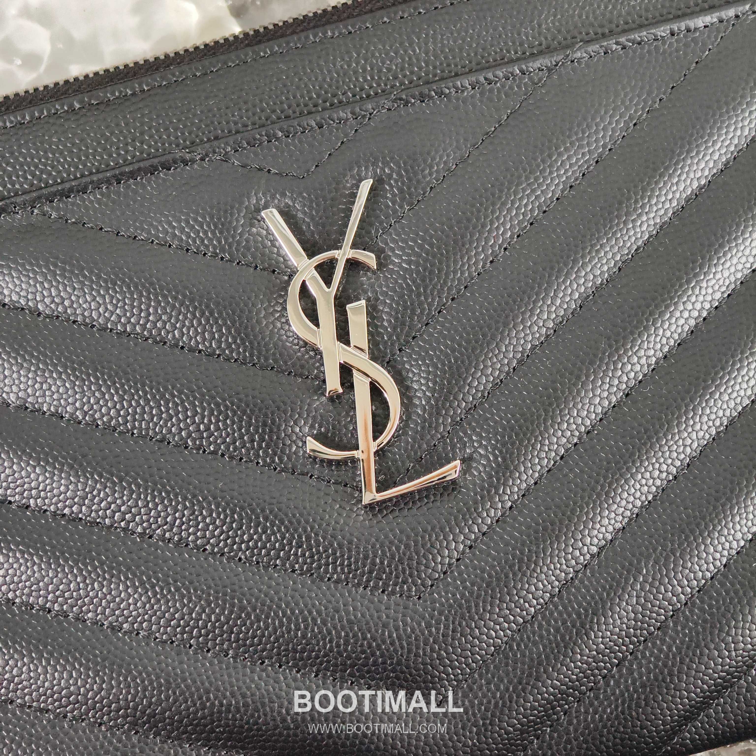 Saint Laurent Cassandre Grain de Poudre Leather Zip Pouch 423297 생로랑 카산드르 그레인 드 푸드르 송아지가죽 지퍼 클러치 23cm 4