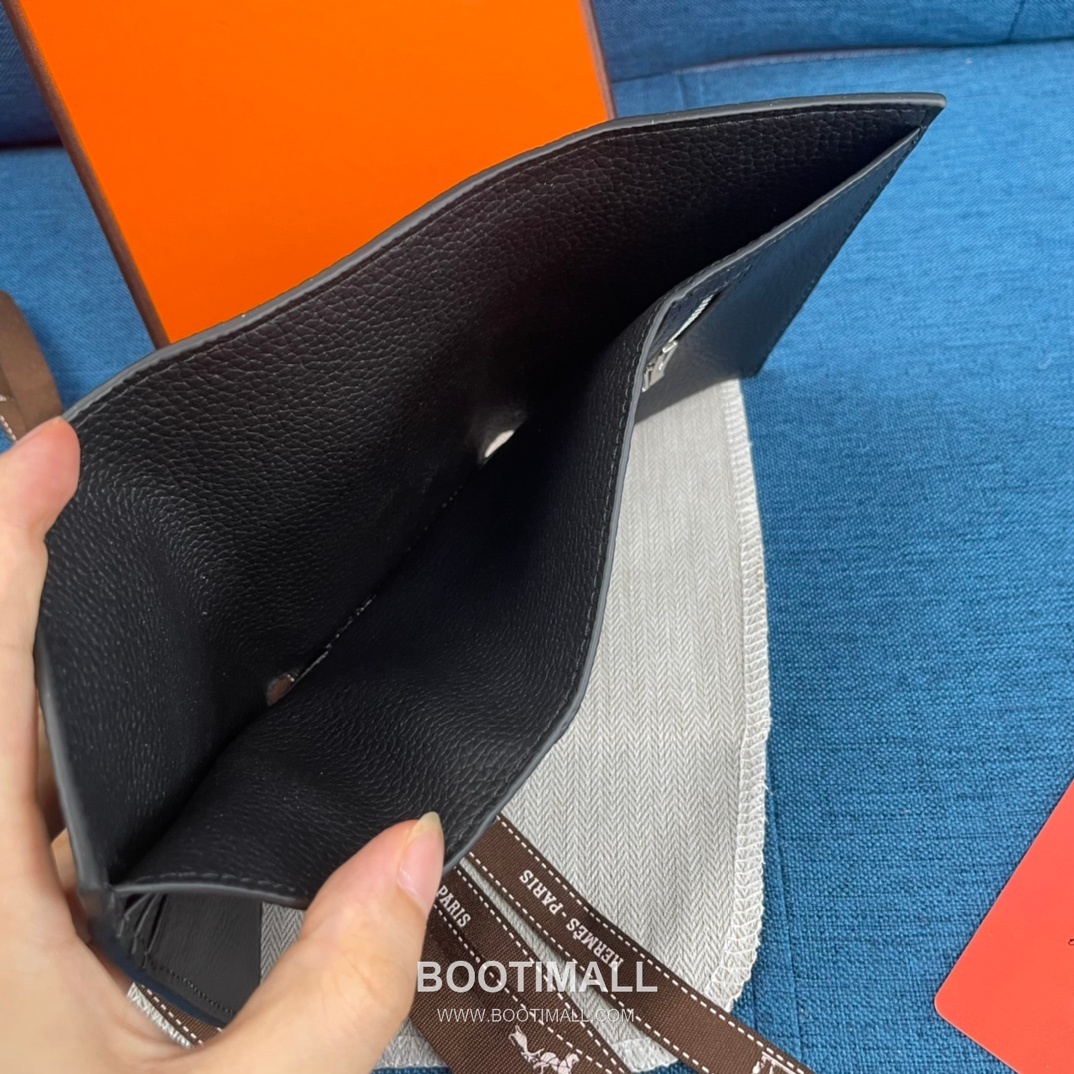 Hermès Togo Leather Compact Trifold Wallet 5176 에르메스 토고 가죽 컴팩트 트리폴드 지갑 12cm 8