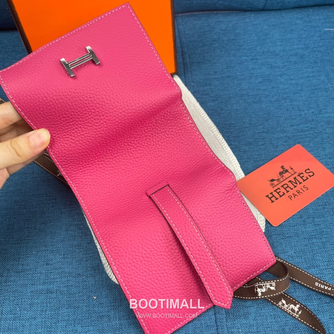 Hermès Togo Leather Compact Trifold Wallet 5176 에르메스 토고 가죽 컴팩트 트리폴드 지갑 12cm 8