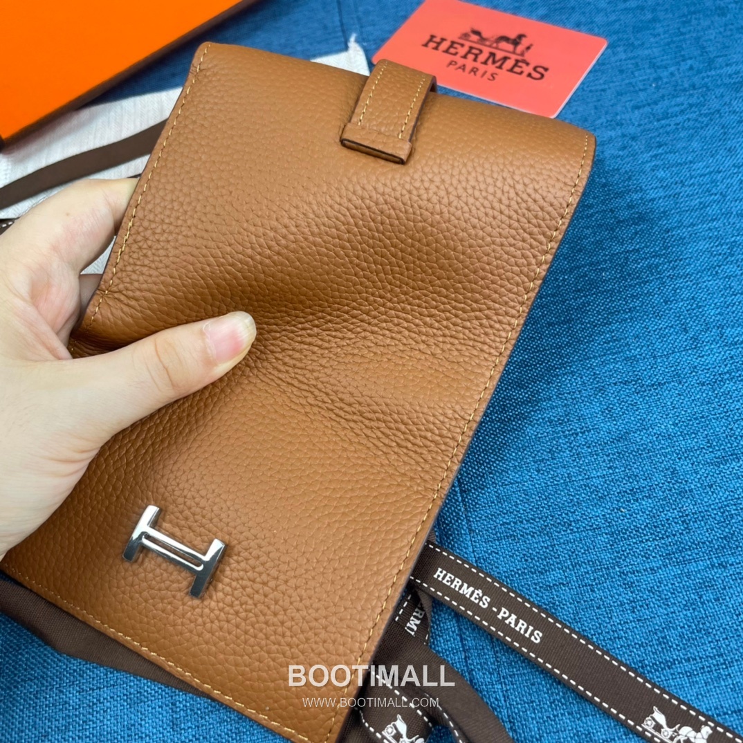 Hermès Togo Leather Compact Trifold Wallet 5176 에르메스 토고 가죽 컴팩트 트리폴드 지갑 12cm 7