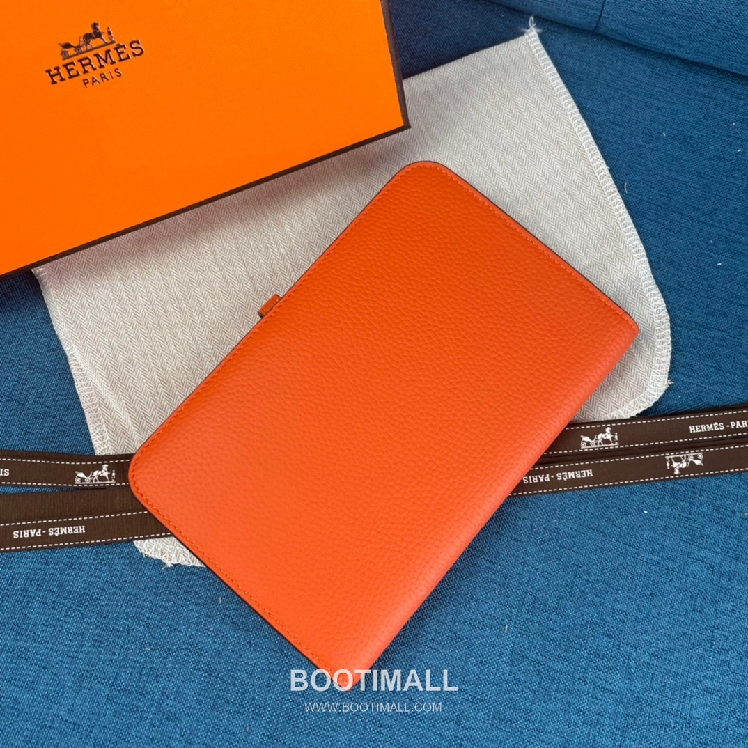 Hermès Dogon Duo Togo Leather Long Wallet 에르메스 도곤 듀오 토고 가죽 장지갑 20.1cm 3