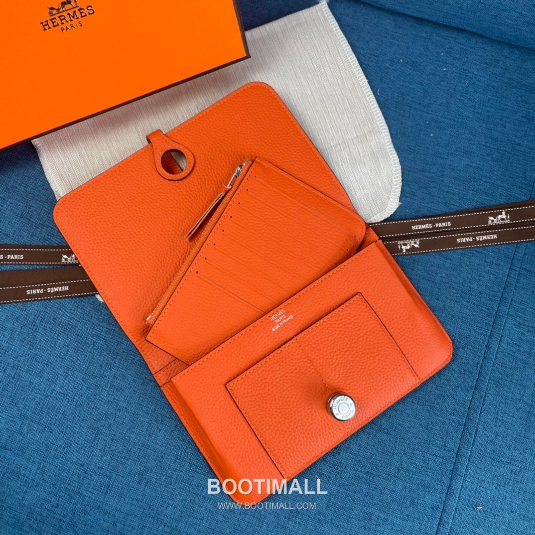 Hermès Dogon Duo Togo Leather Long Wallet 에르메스 도곤 듀오 토고 가죽 장지갑 20.1cm 5