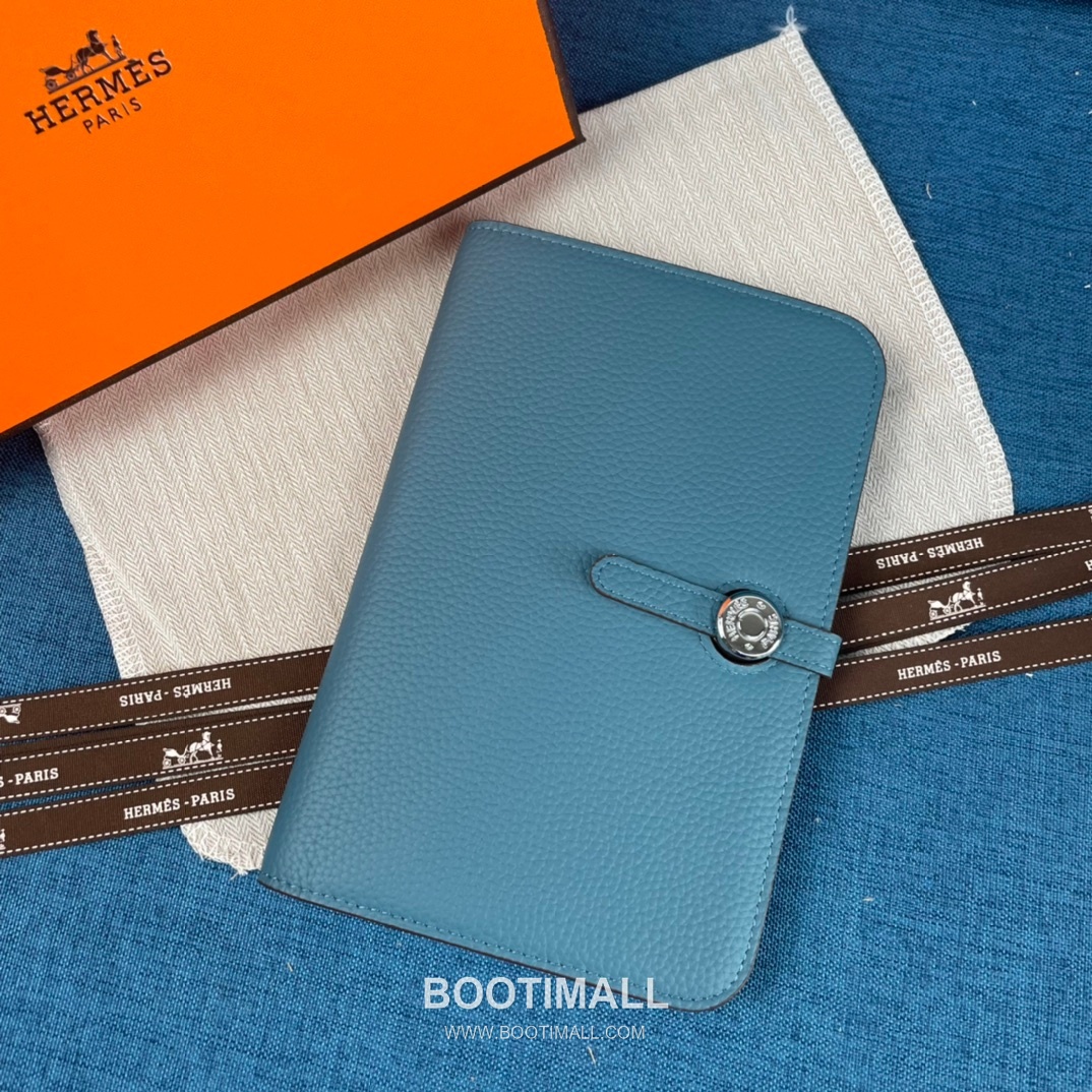 Hermès Dogon Duo Togo Leather Long Wallet 에르메스 도곤 듀오 토고 가죽 장지갑 20.1cm 2