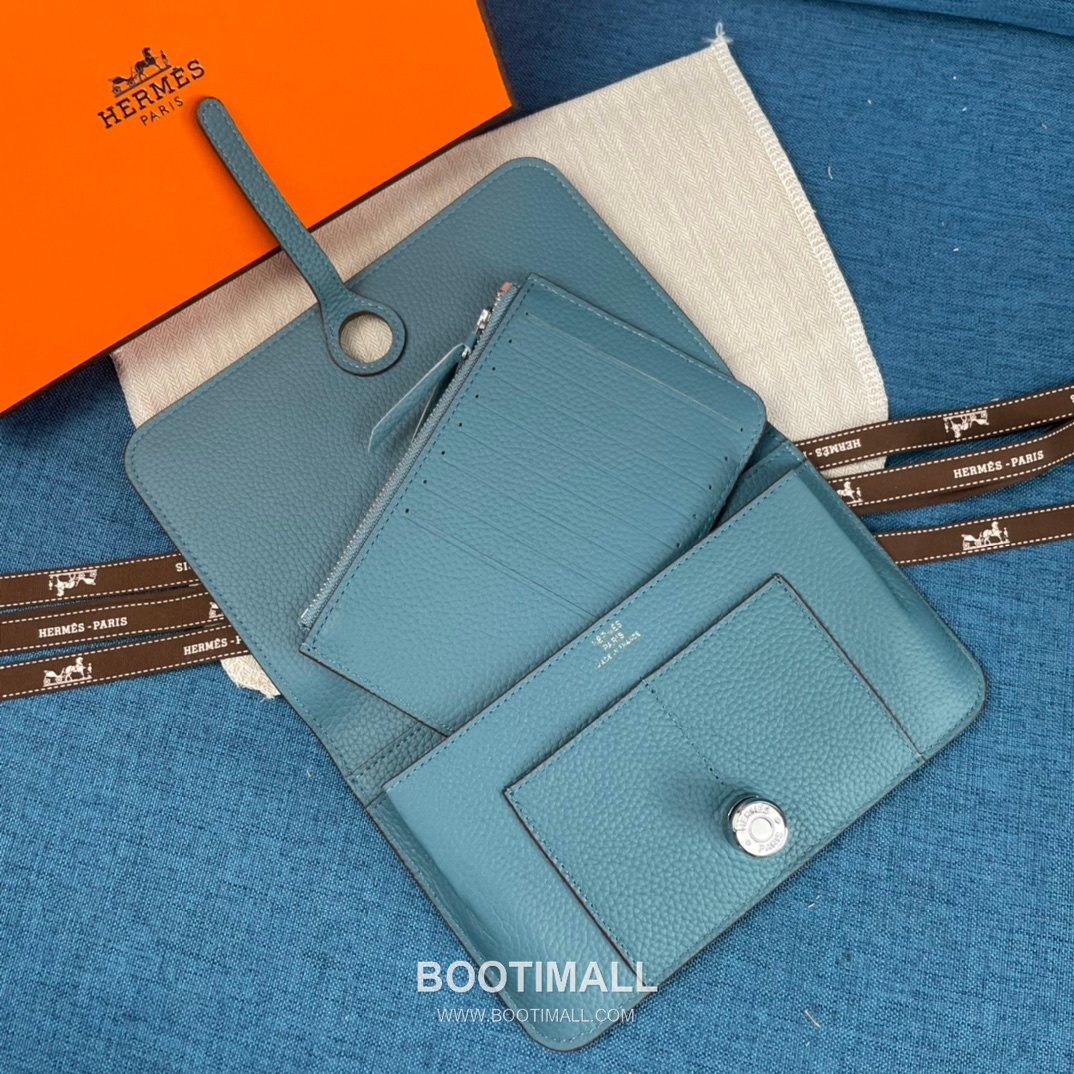 Hermès Dogon Duo Togo Leather Long Wallet 에르메스 도곤 듀오 토고 가죽 장지갑 20.1cm 5