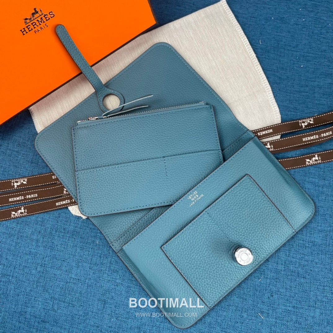 Hermès Dogon Duo Togo Leather Long Wallet 에르메스 도곤 듀오 토고 가죽 장지갑 20.1cm 6