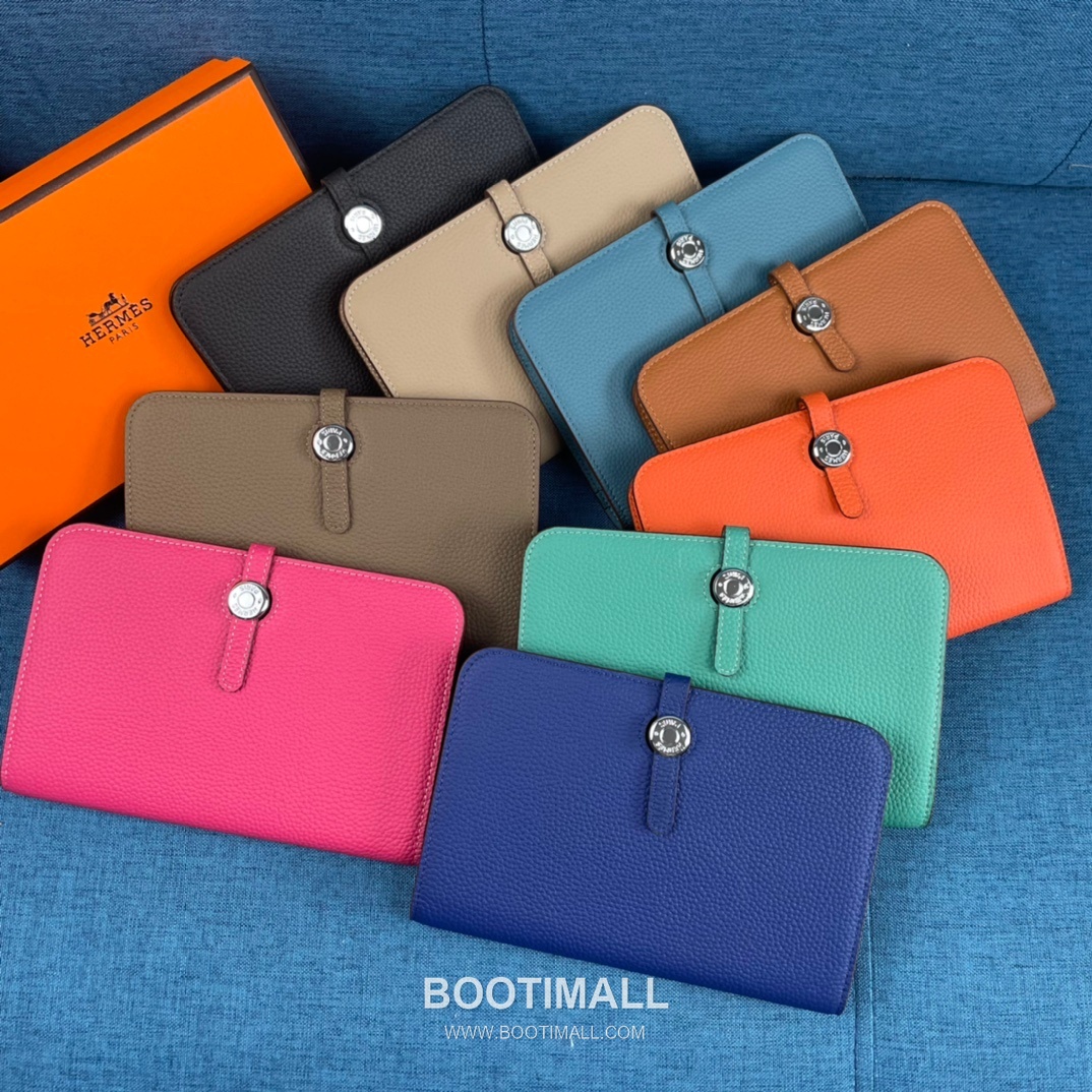 Hermès Dogon Duo Togo Leather Long Wallet 에르메스 도곤 듀오 토고 가죽 장지갑 20.1cm 9