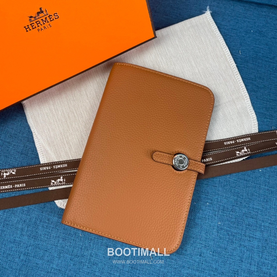 Hermès Dogon Duo Togo Leather Long Wallet 에르메스 도곤 듀오 토고 가죽 장지갑 20.1cm 2
