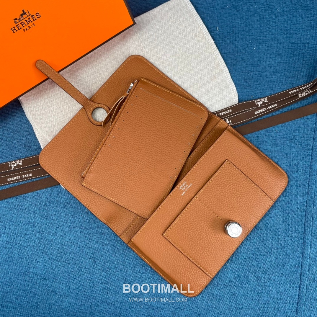 Hermès Dogon Duo Togo Leather Long Wallet 에르메스 도곤 듀오 토고 가죽 장지갑 20.1cm 6
