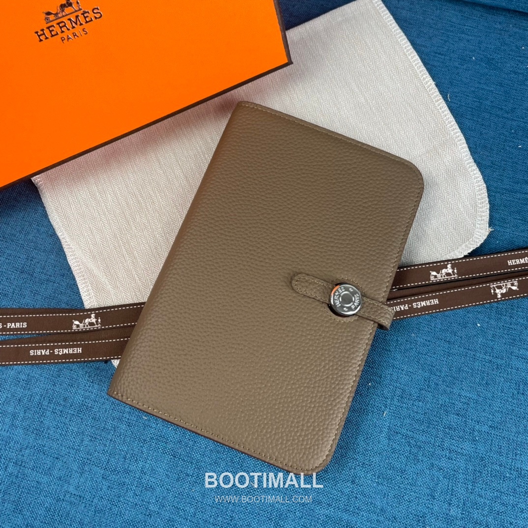 Hermès Dogon Duo Togo Leather Long Wallet 에르메스 도곤 듀오 토고 가죽 장지갑 20.1cm 2
