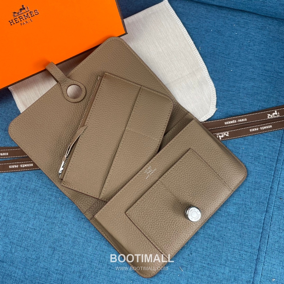 Hermès Dogon Duo Togo Leather Long Wallet 에르메스 도곤 듀오 토고 가죽 장지갑 20.1cm 5