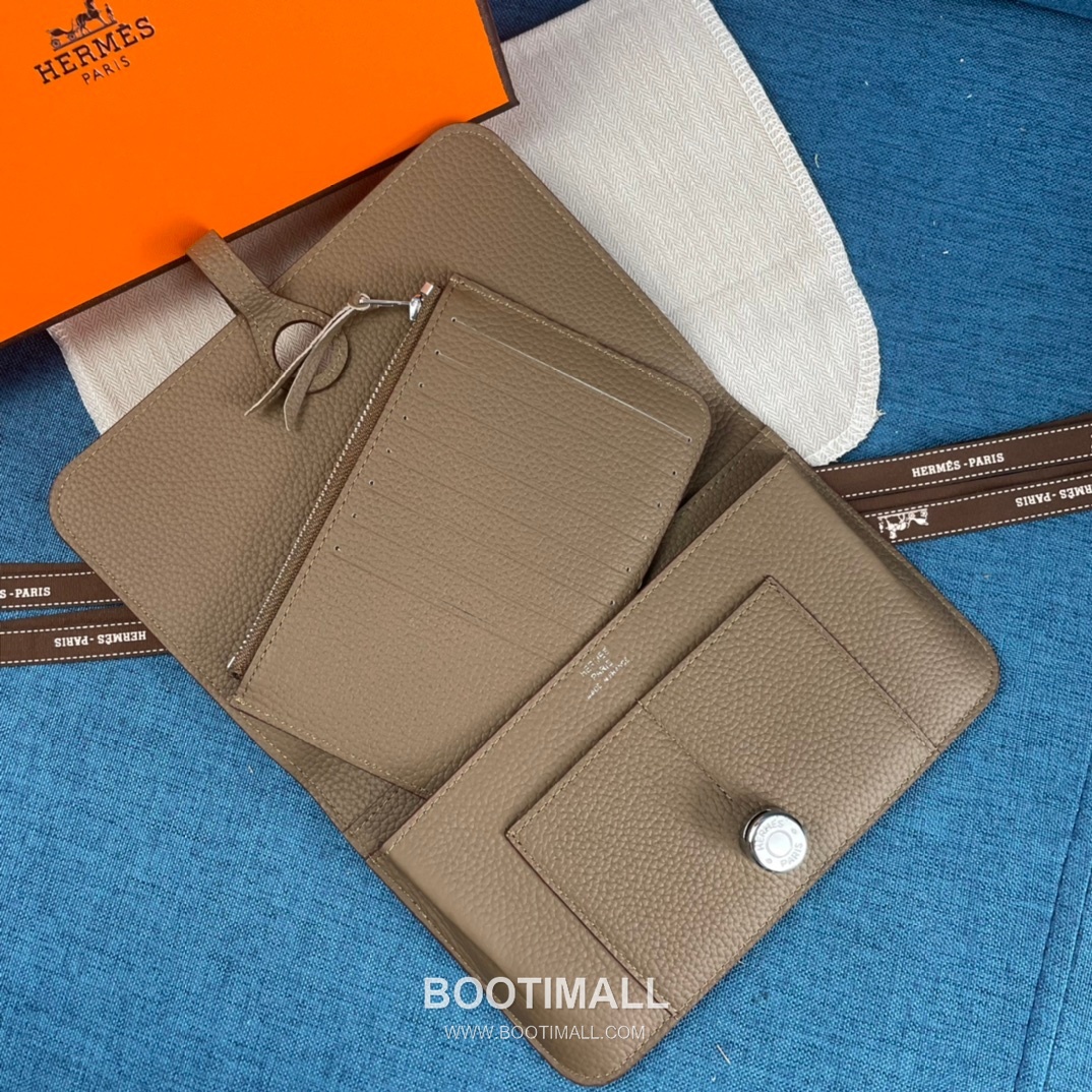 Hermès Dogon Duo Togo Leather Long Wallet 에르메스 도곤 듀오 토고 가죽 장지갑 20.1cm 6