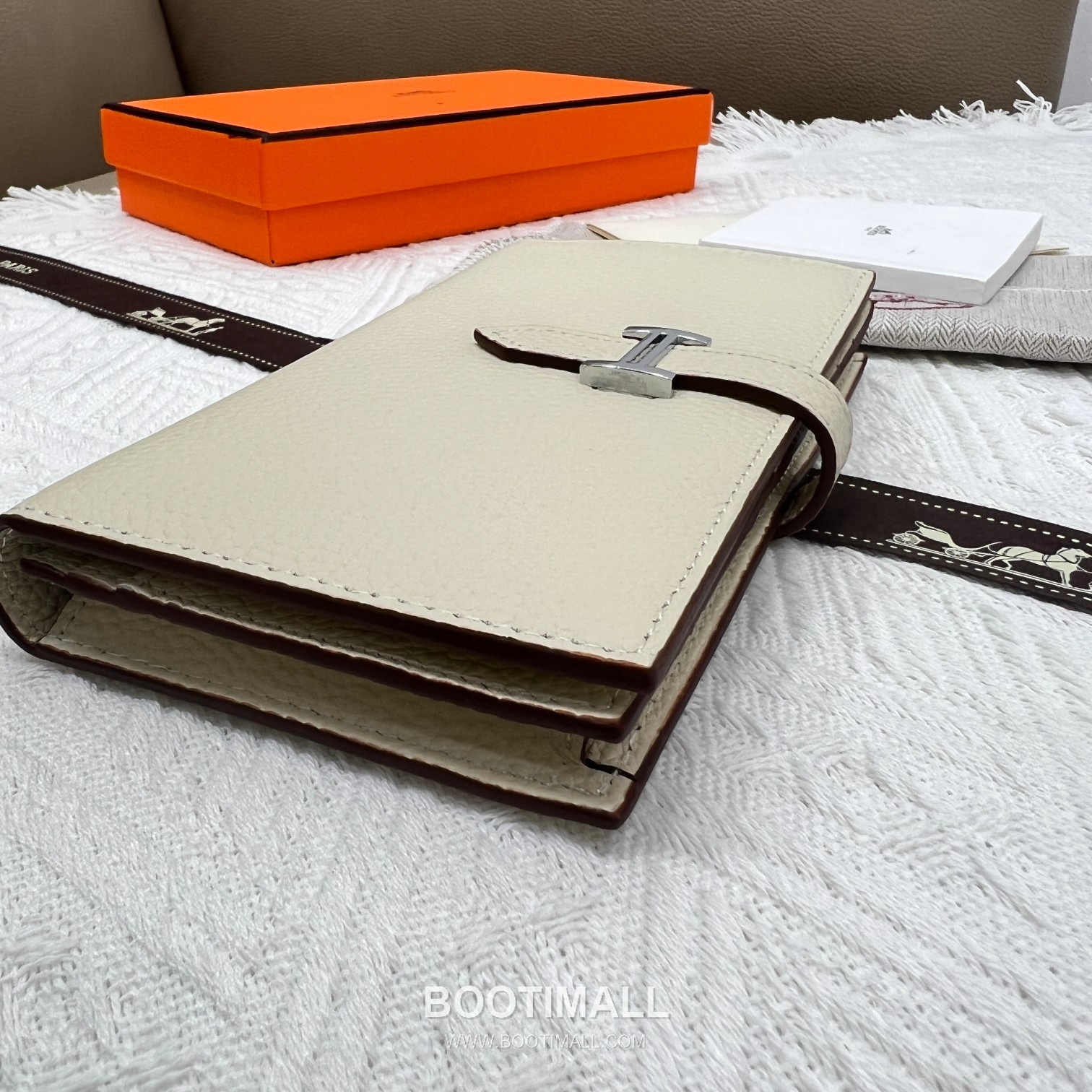 Hermès Togo Leather Vertical Zip Wallet 5123 에르메스 토고 가죽 버티컬 지퍼 장지갑 17.5cm 4