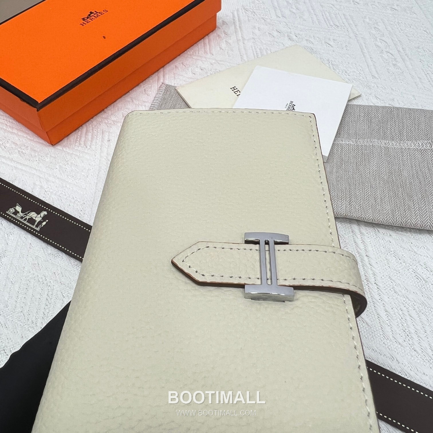 Hermès Togo Leather Vertical Zip Wallet 5123 에르메스 토고 가죽 버티컬 지퍼 장지갑 17.5cm 6