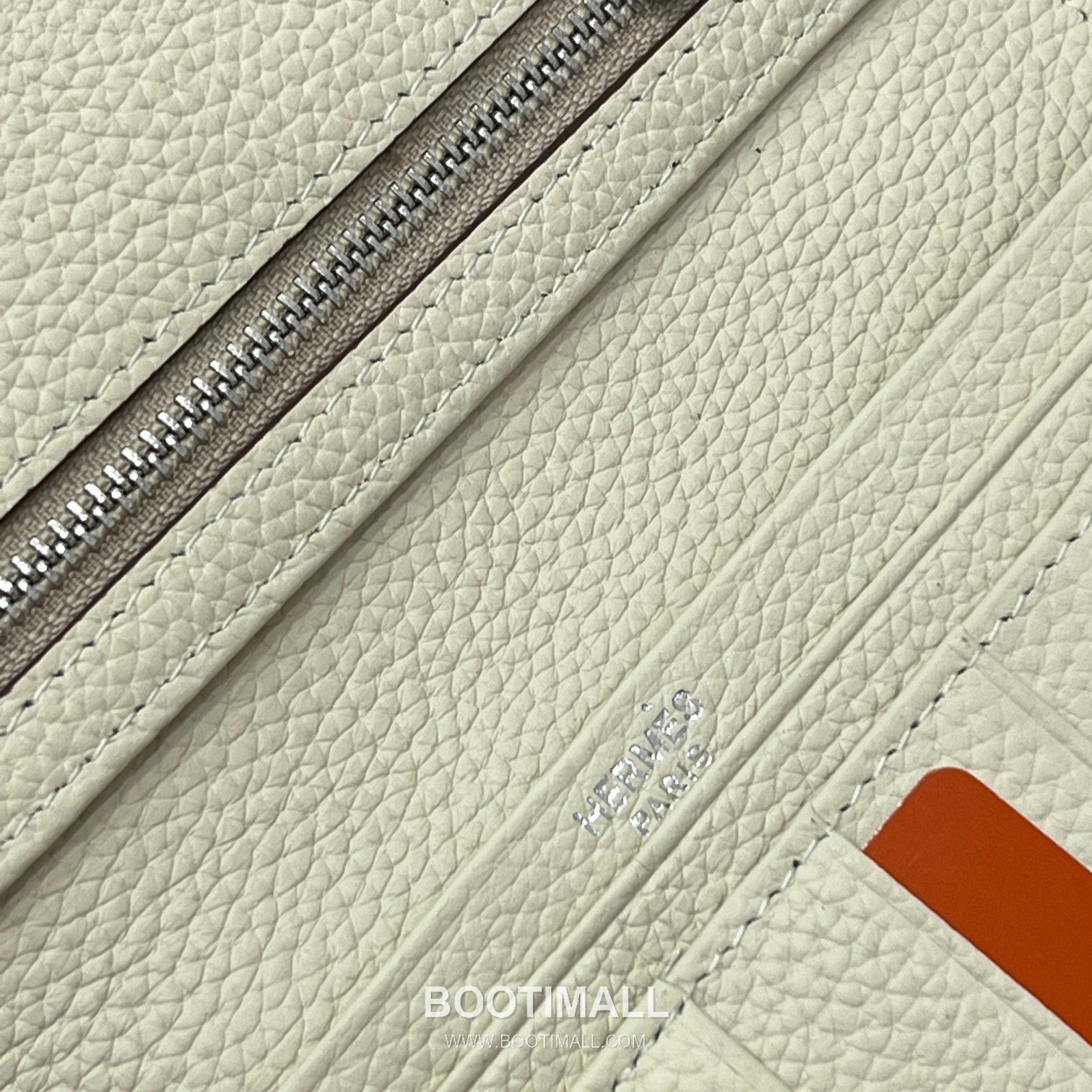 Hermès Togo Leather Vertical Zip Wallet 5123 에르메스 토고 가죽 버티컬 지퍼 장지갑 17.5cm 8