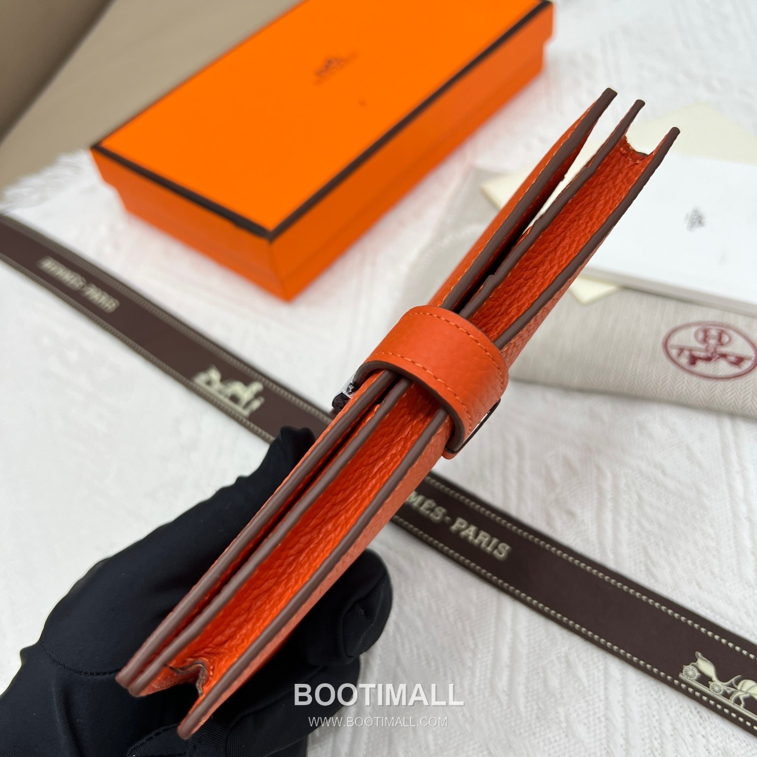 Hermès Togo Leather Vertical Zip Wallet 5123 에르메스 토고 가죽 버티컬 지퍼 장지갑 17.5cm 5