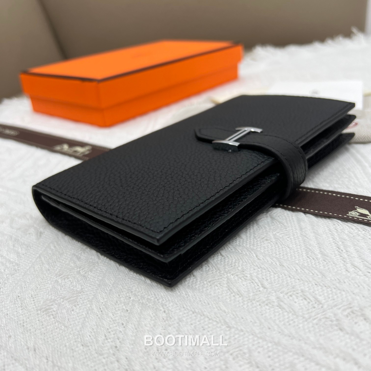 Hermès Togo Leather Vertical Zip Wallet 5123 에르메스 토고 가죽 버티컬 지퍼 장지갑 17.5cm 4