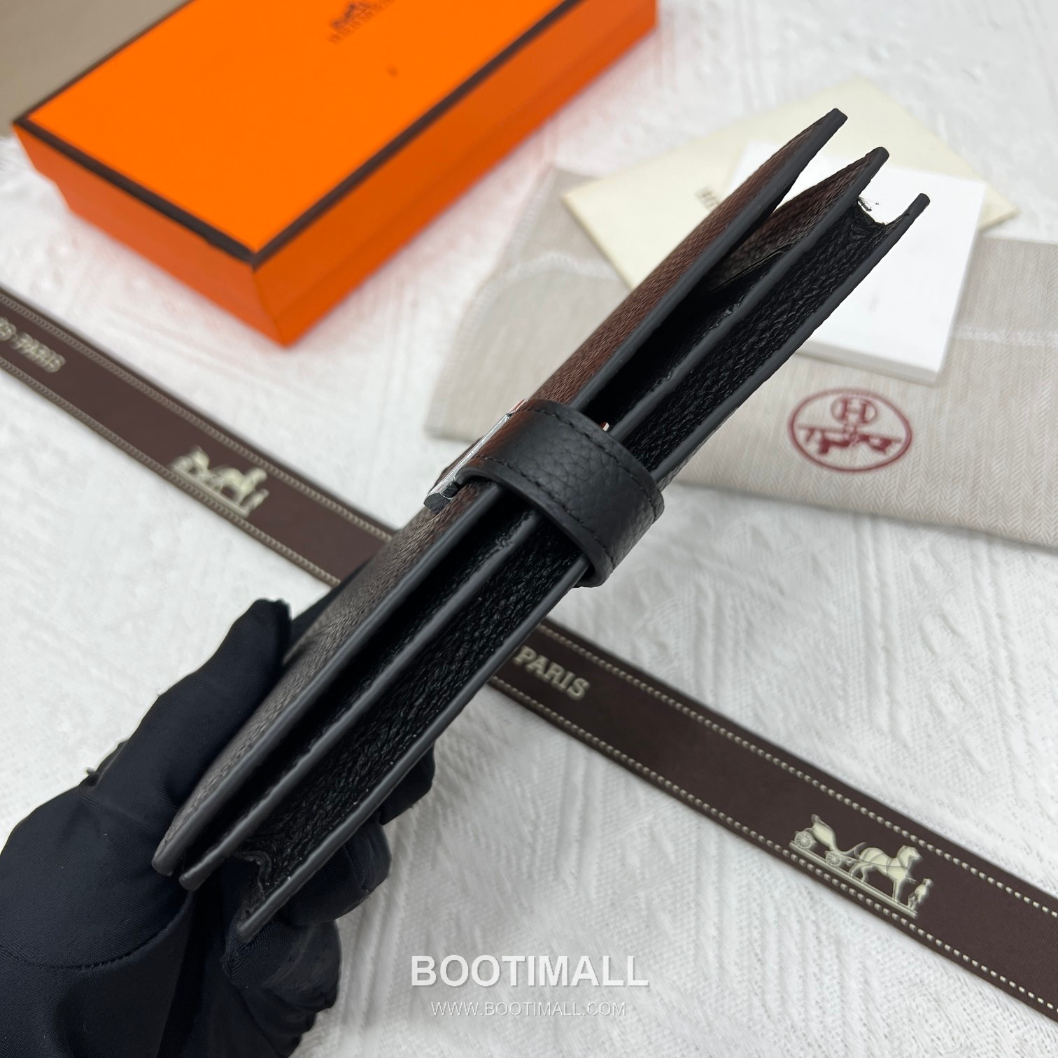 Hermès Togo Leather Vertical Zip Wallet 5123 에르메스 토고 가죽 버티컬 지퍼 장지갑 17.5cm 5