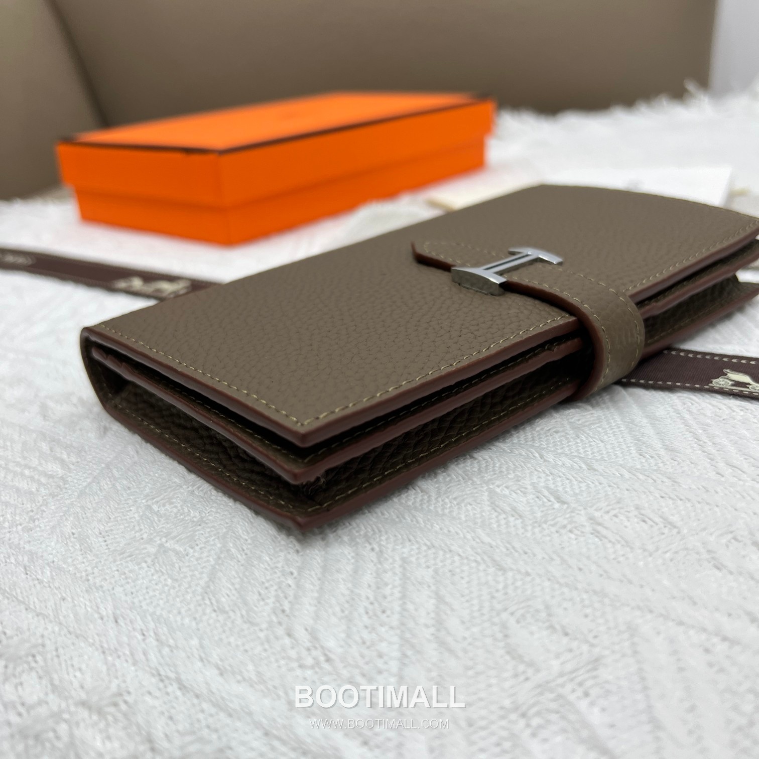 Hermès Togo Leather Vertical Zip Wallet 5123 에르메스 토고 가죽 버티컬 지퍼 장지갑 17.5cm 4