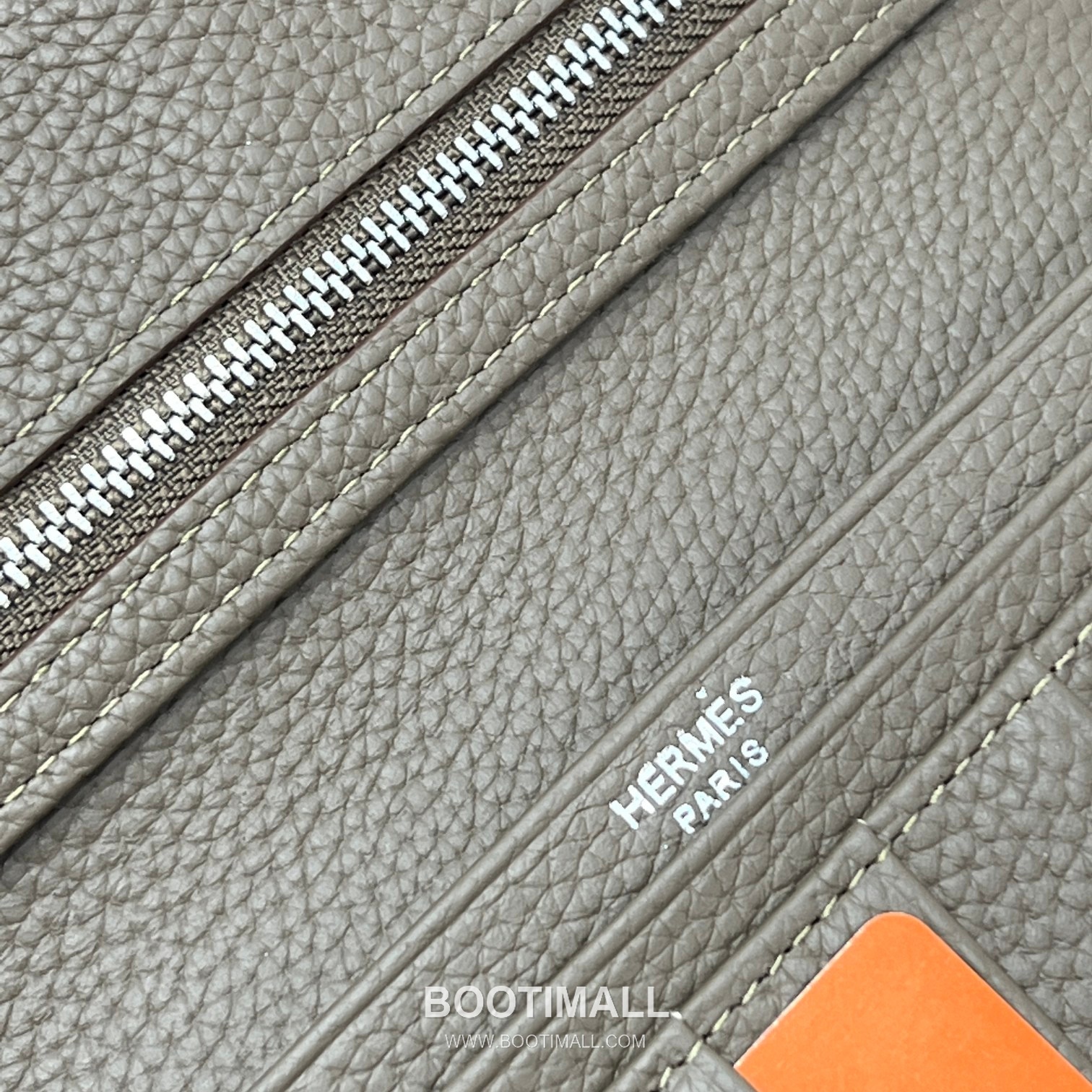 Hermès Togo Leather Vertical Zip Wallet 5123 에르메스 토고 가죽 버티컬 지퍼 장지갑 17.5cm 8