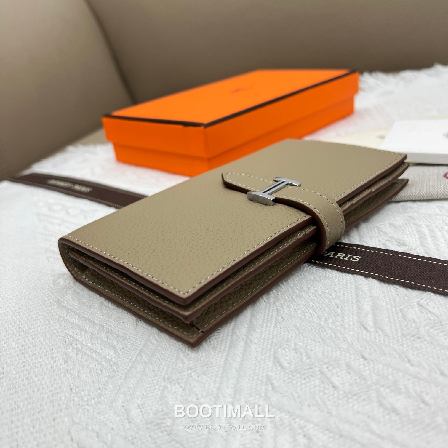 Hermès Togo Leather Vertical Zip Wallet 5123 에르메스 토고 가죽 버티컬 지퍼 장지갑 17.5cm 4
