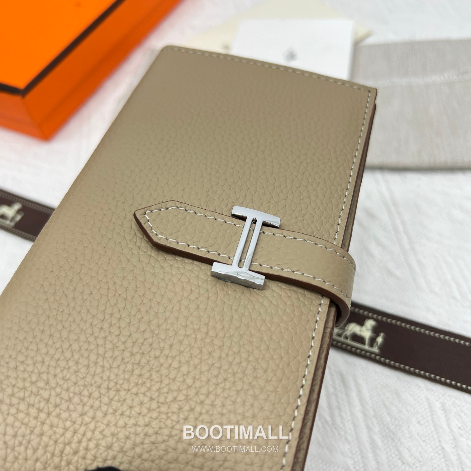 Hermès Togo Leather Vertical Zip Wallet 5123 에르메스 토고 가죽 버티컬 지퍼 장지갑 17.5cm 5