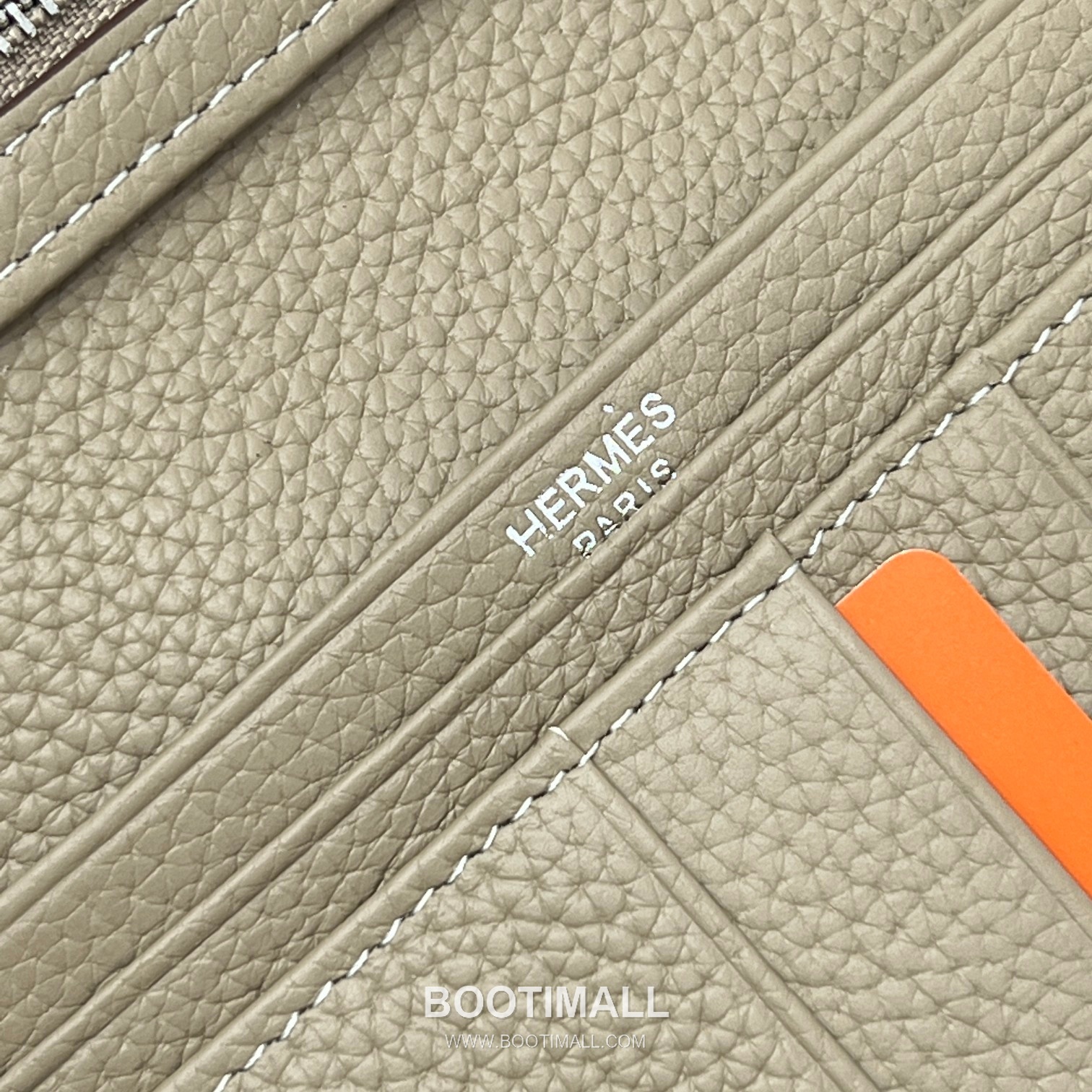 Hermès Togo Leather Vertical Zip Wallet 5123 에르메스 토고 가죽 버티컬 지퍼 장지갑 17.5cm 8