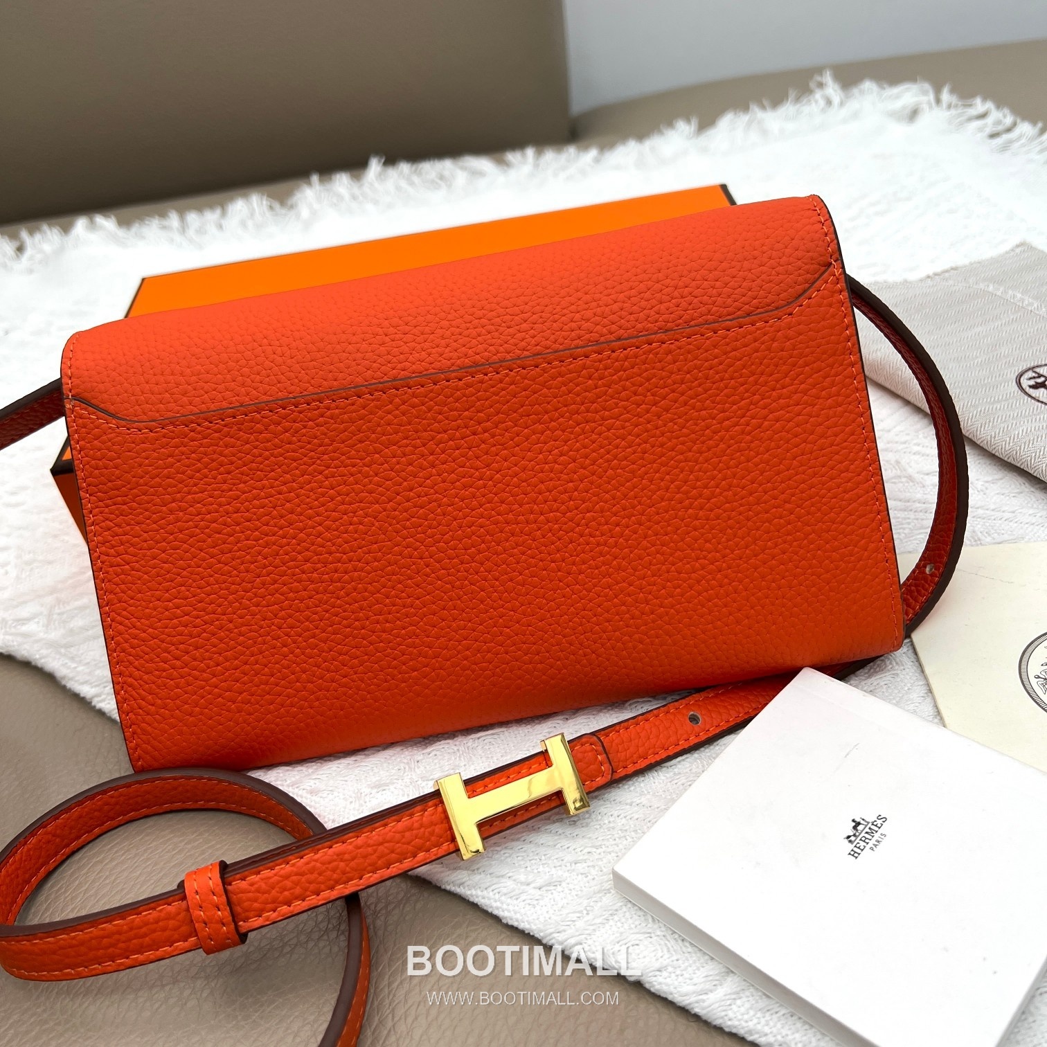 Hermès Constance Togo Leather Wallet on Strap 519 에르메스 콘스탄스 토고 가죽 스트랩 지갑 22cm 3