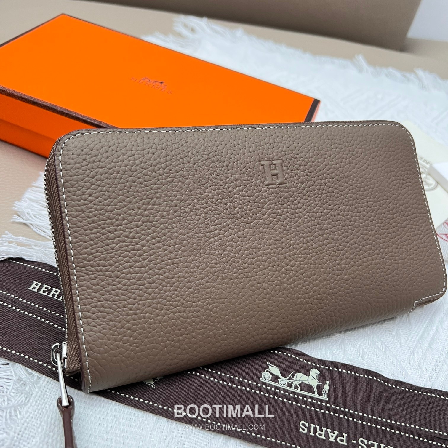 Hermès Constance Togo Leather Compact Wallet 506 에르메스 콘스탄스 토고 가죽 컴팩트 장지갑 19cm 3