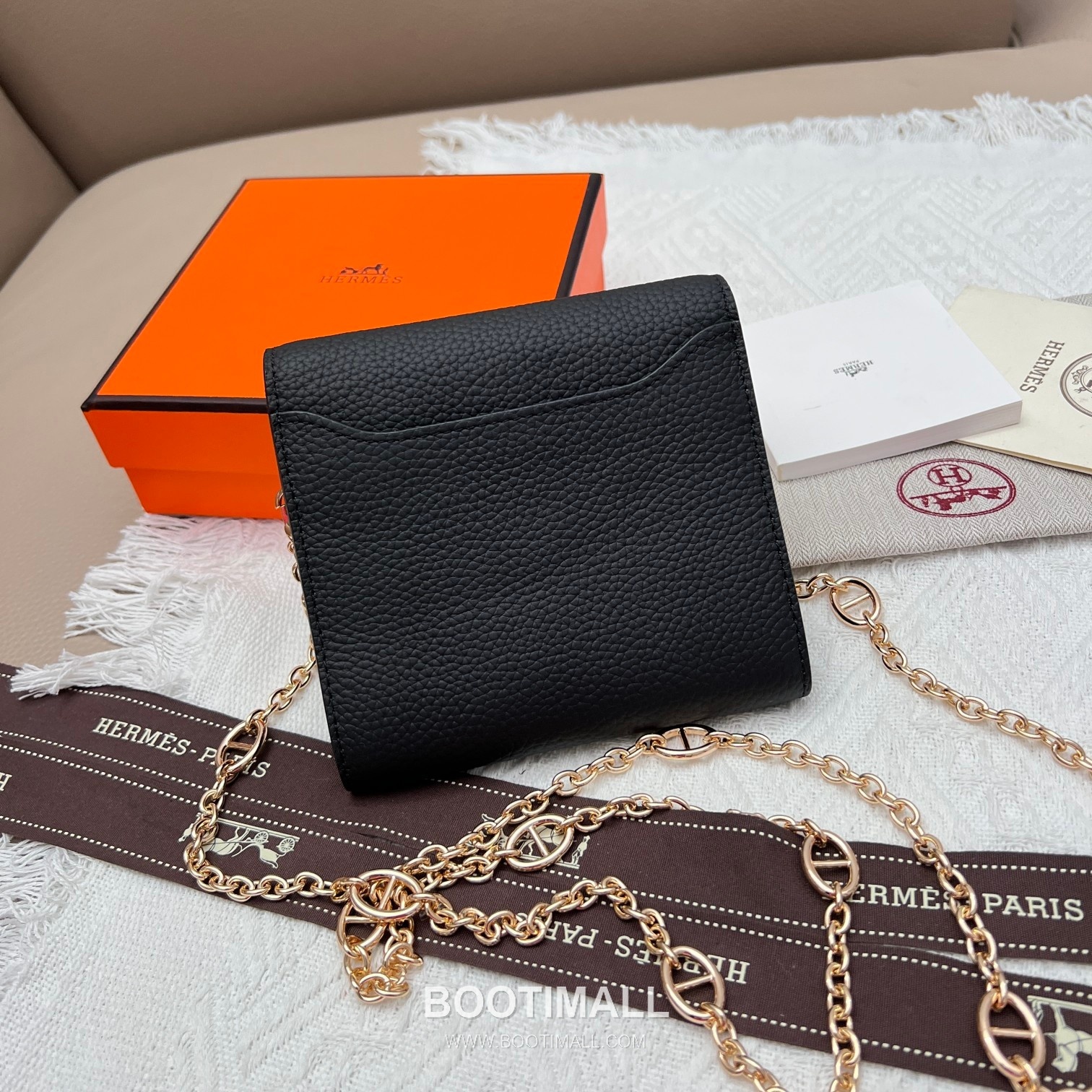 Hermès Constance Togo Leather Compact Wallet 537-1 에르메스 콘스탄스 토고 가죽 컴팩트 반지갑 14cm 2