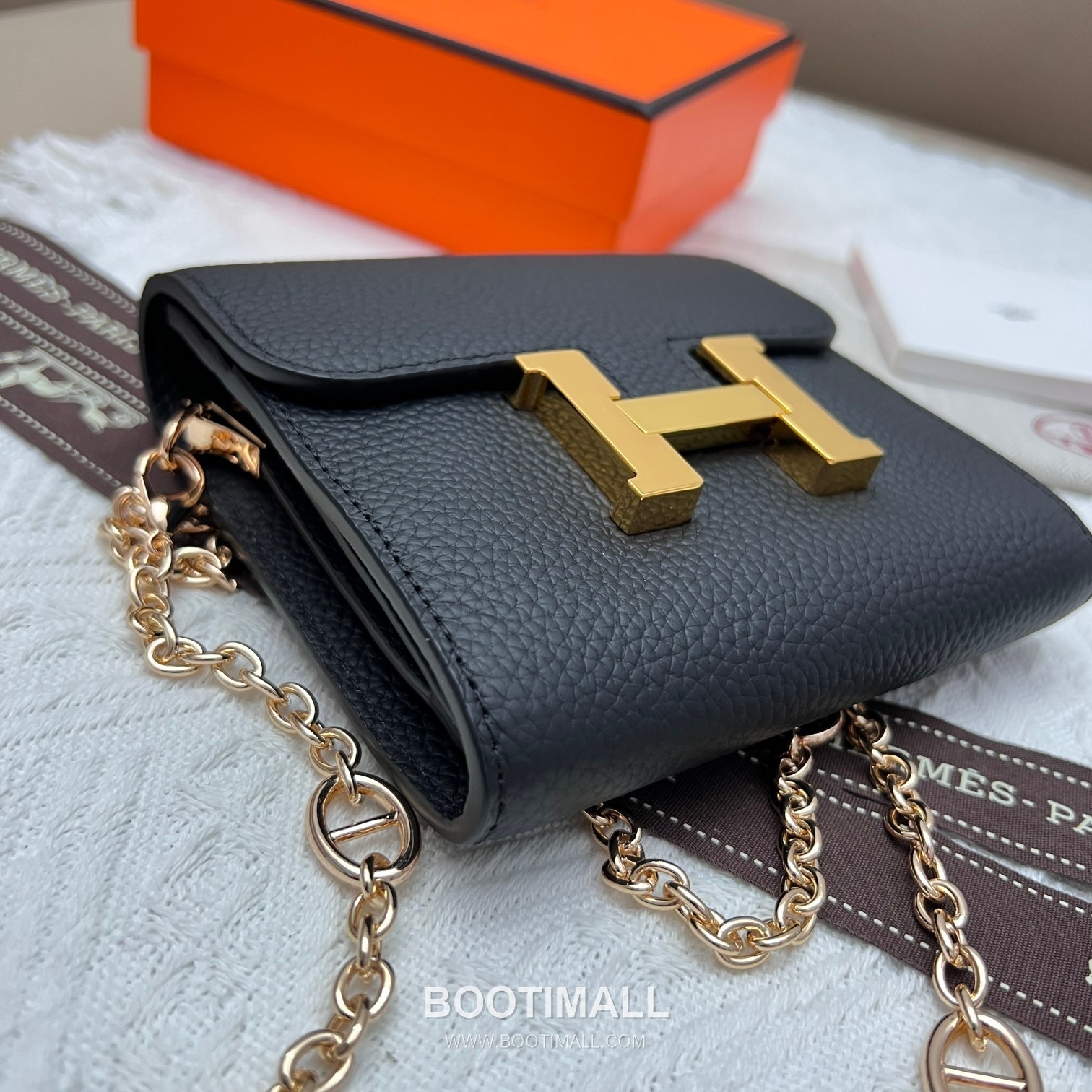 Hermès Constance Togo Leather Compact Wallet 537-1 에르메스 콘스탄스 토고 가죽 컴팩트 반지갑 14cm 3