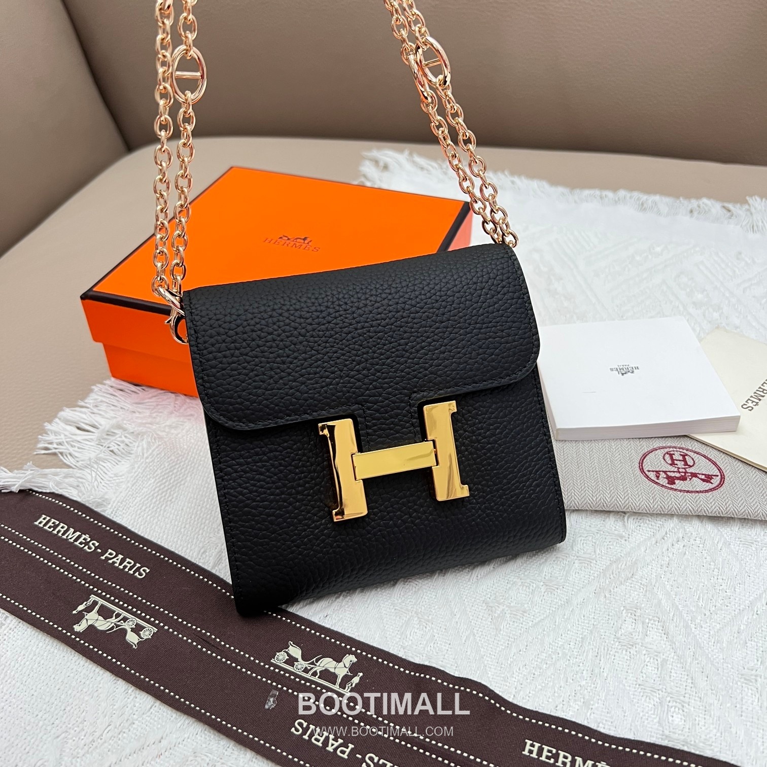 Hermès Constance Togo Leather Compact Wallet 537-1 에르메스 콘스탄스 토고 가죽 컴팩트 반지갑 14cm 9