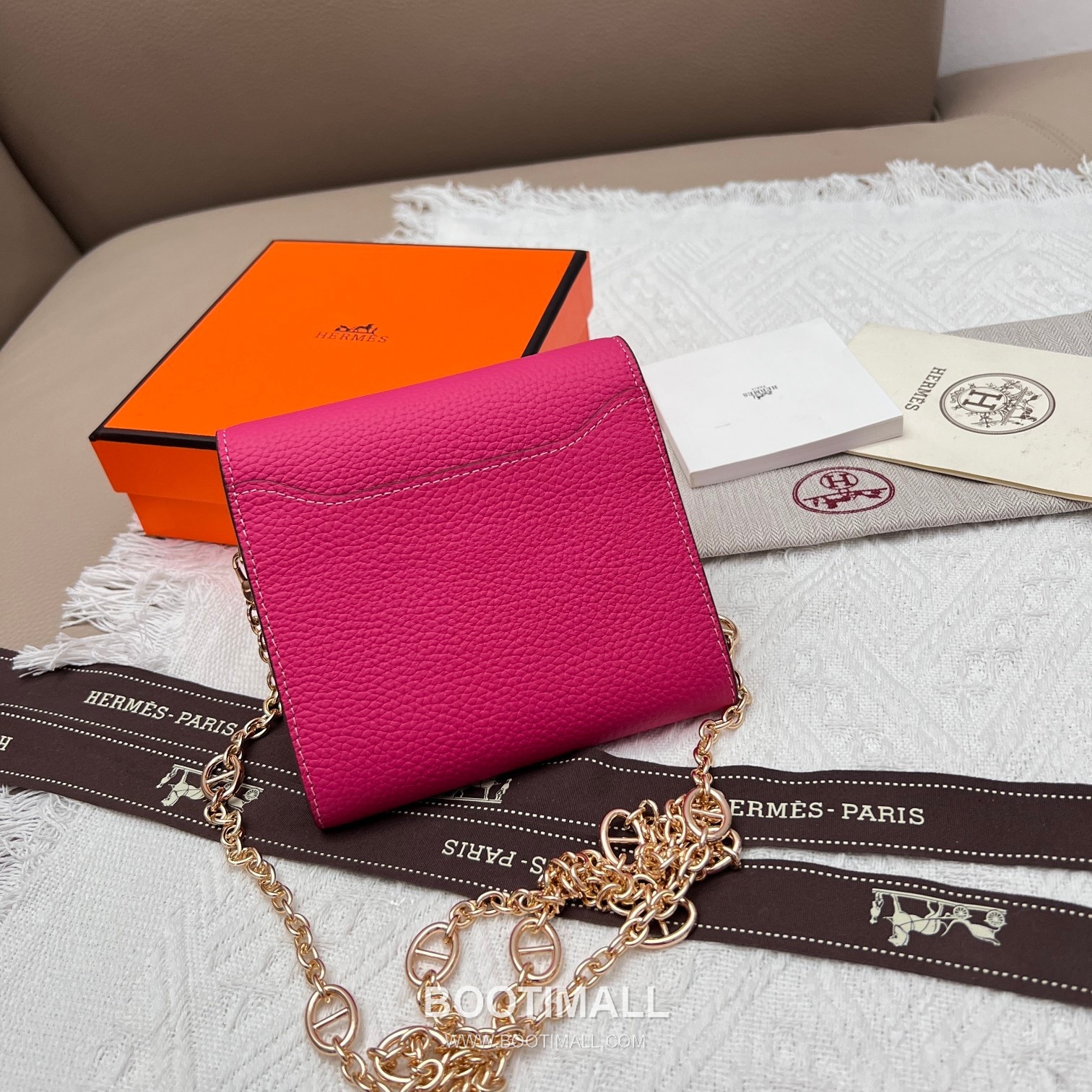 Hermès Constance Togo Leather Compact Wallet 537-1 에르메스 콘스탄스 토고 가죽 컴팩트 반지갑 14cm 2