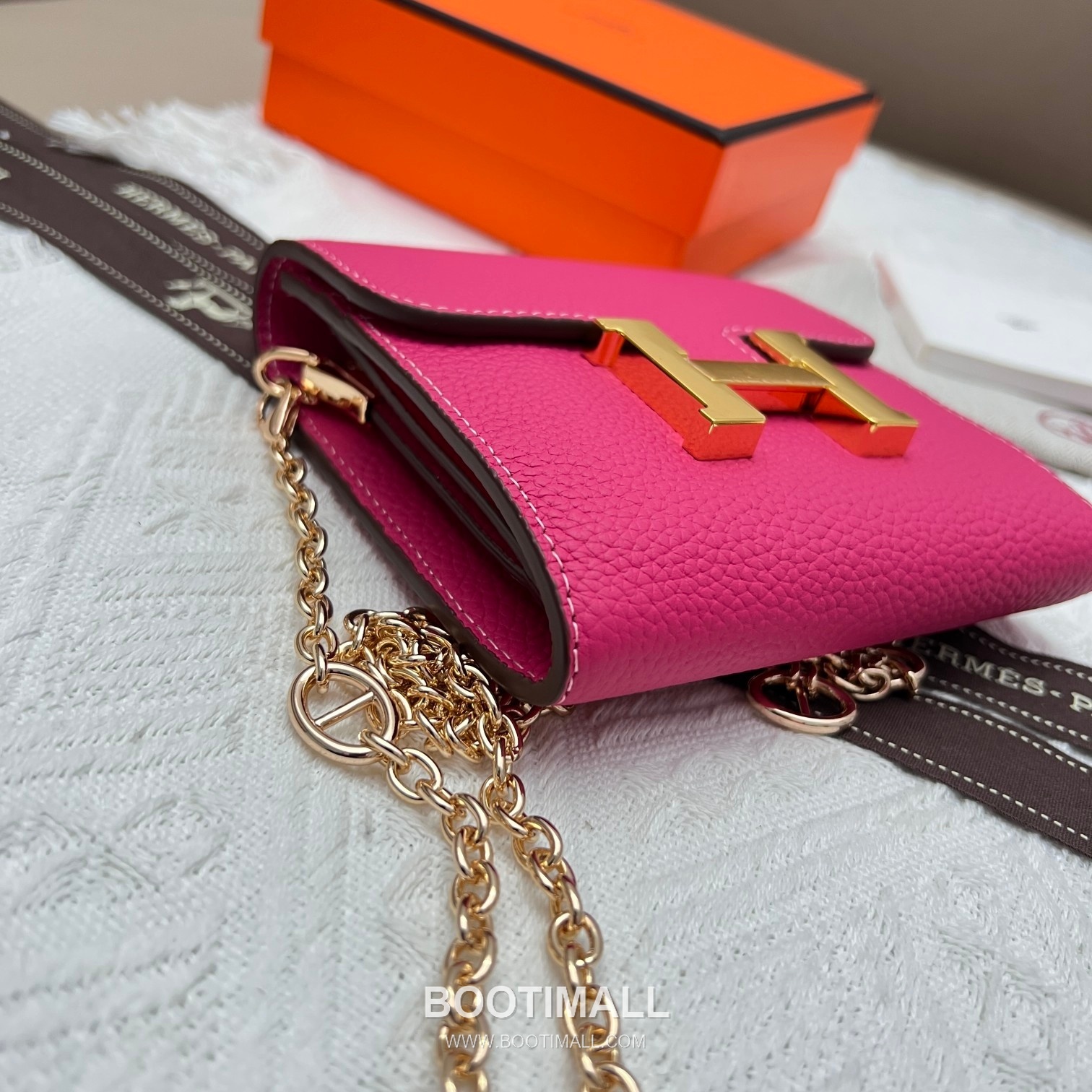 Hermès Constance Togo Leather Compact Wallet 537-1 에르메스 콘스탄스 토고 가죽 컴팩트 반지갑 14cm 3