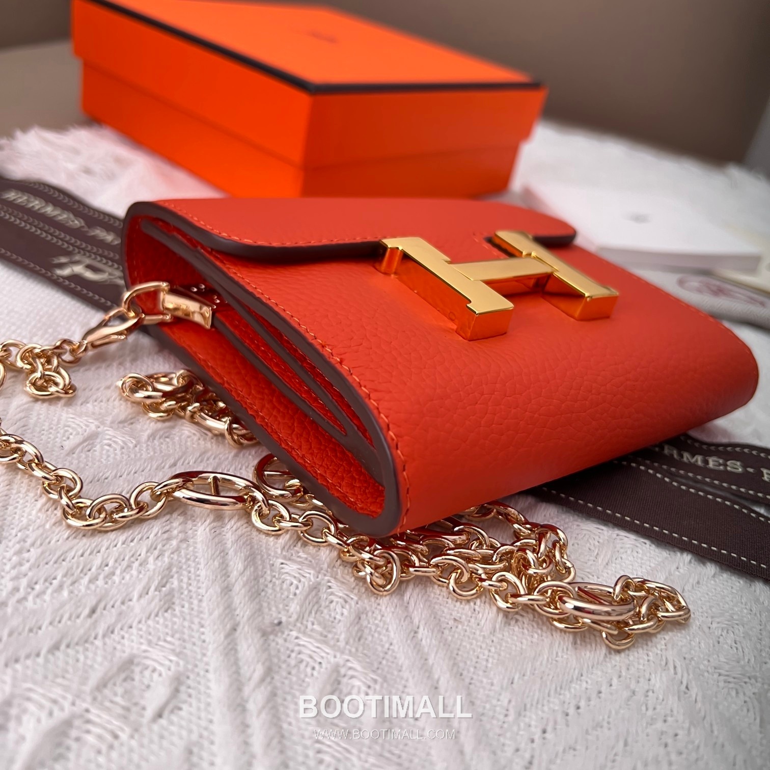 Hermès Constance Togo Leather Compact Wallet 537-1 에르메스 콘스탄스 토고 가죽 컴팩트 반지갑 14cm 3