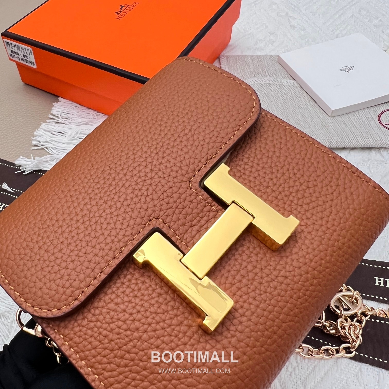 Hermès Constance Togo Leather Compact Wallet 537-1 에르메스 콘스탄스 토고 가죽 컴팩트 반지갑 14cm 4