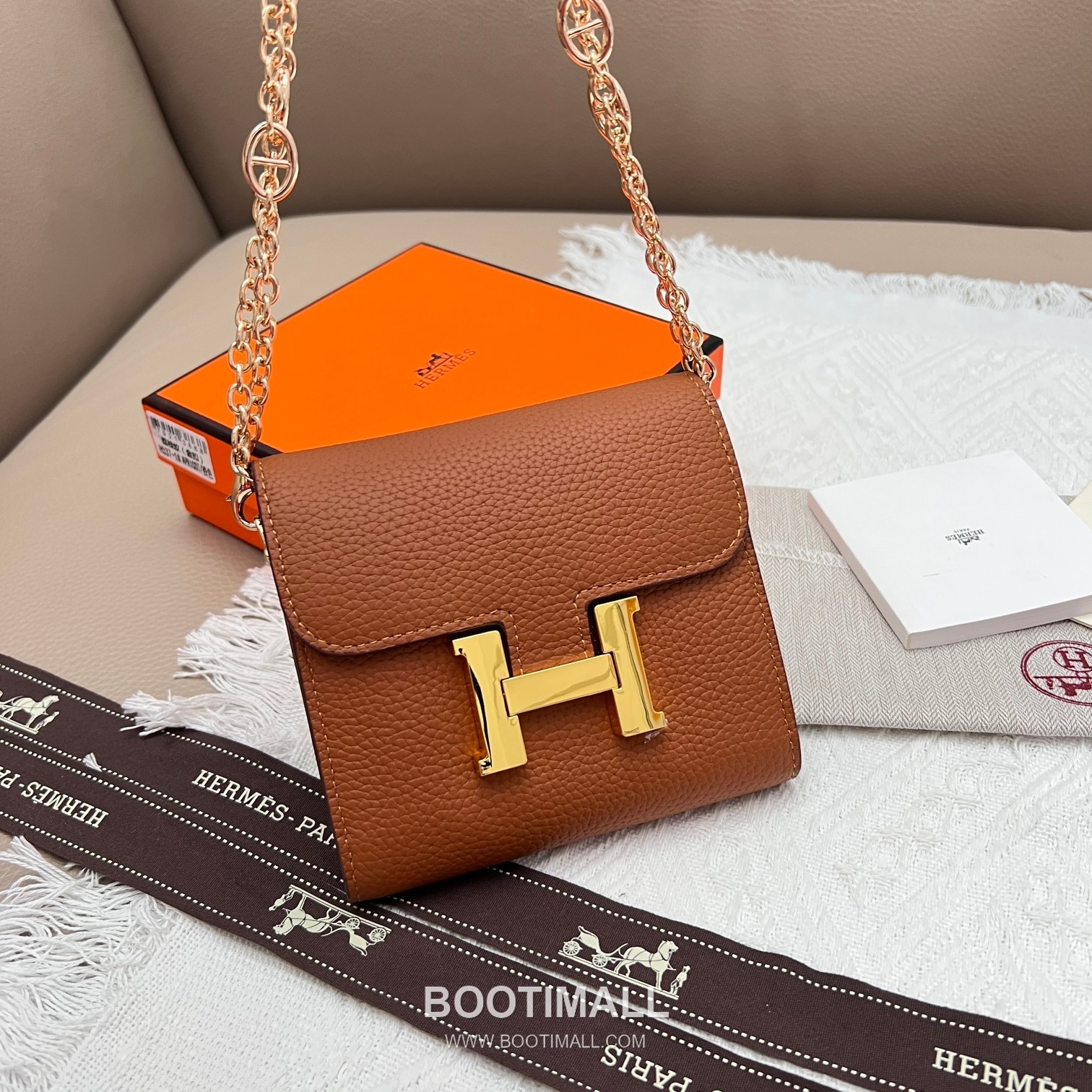 Hermès Constance Togo Leather Compact Wallet 537-1 에르메스 콘스탄스 토고 가죽 컴팩트 반지갑 14cm 9