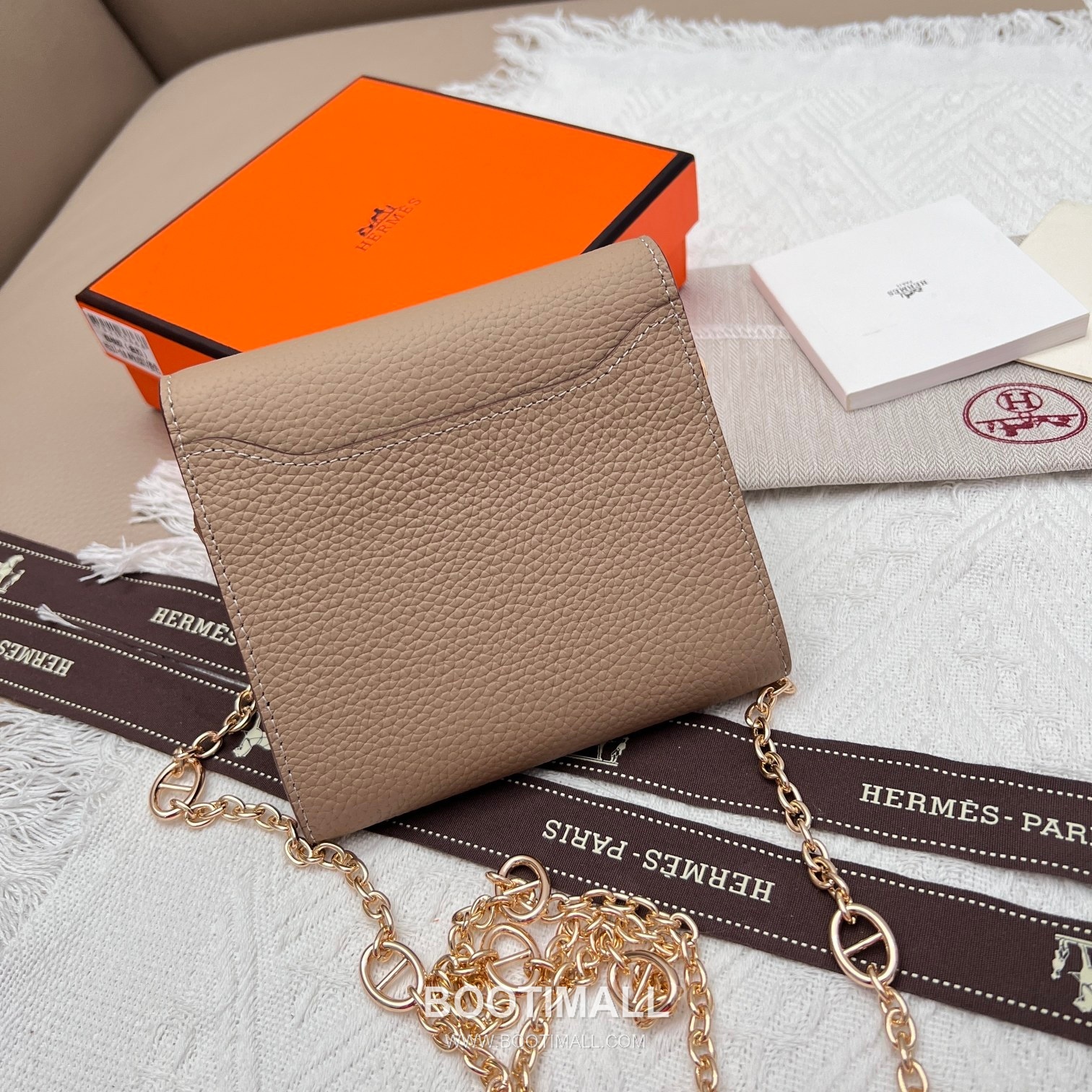 Hermès Constance Togo Leather Compact Wallet 537-1 에르메스 콘스탄스 토고 가죽 컴팩트 반지갑 14cm 2
