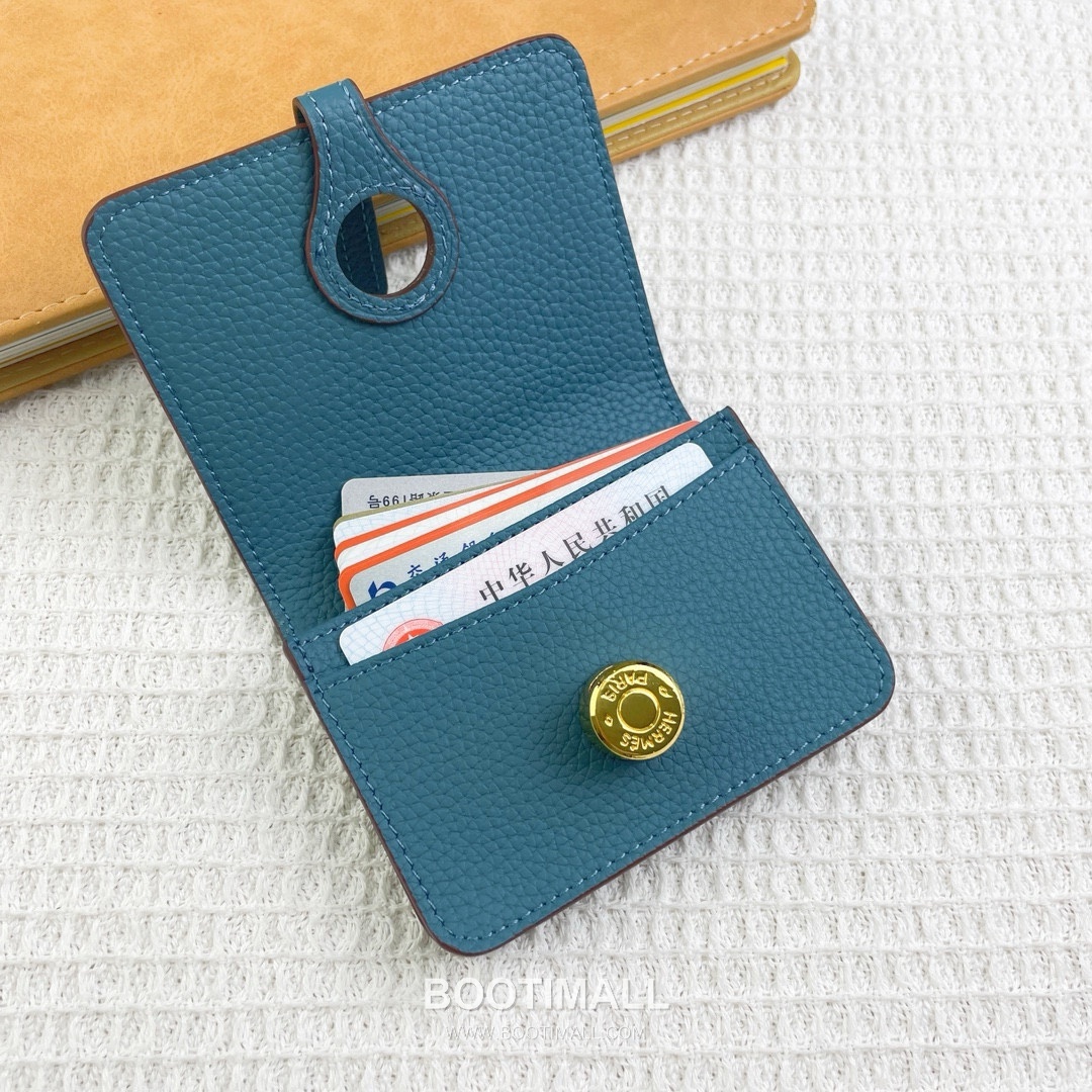 Hermès Togo Leather Card Holder 0510 에르메스 토고 가죽 카드지갑 11cm 4