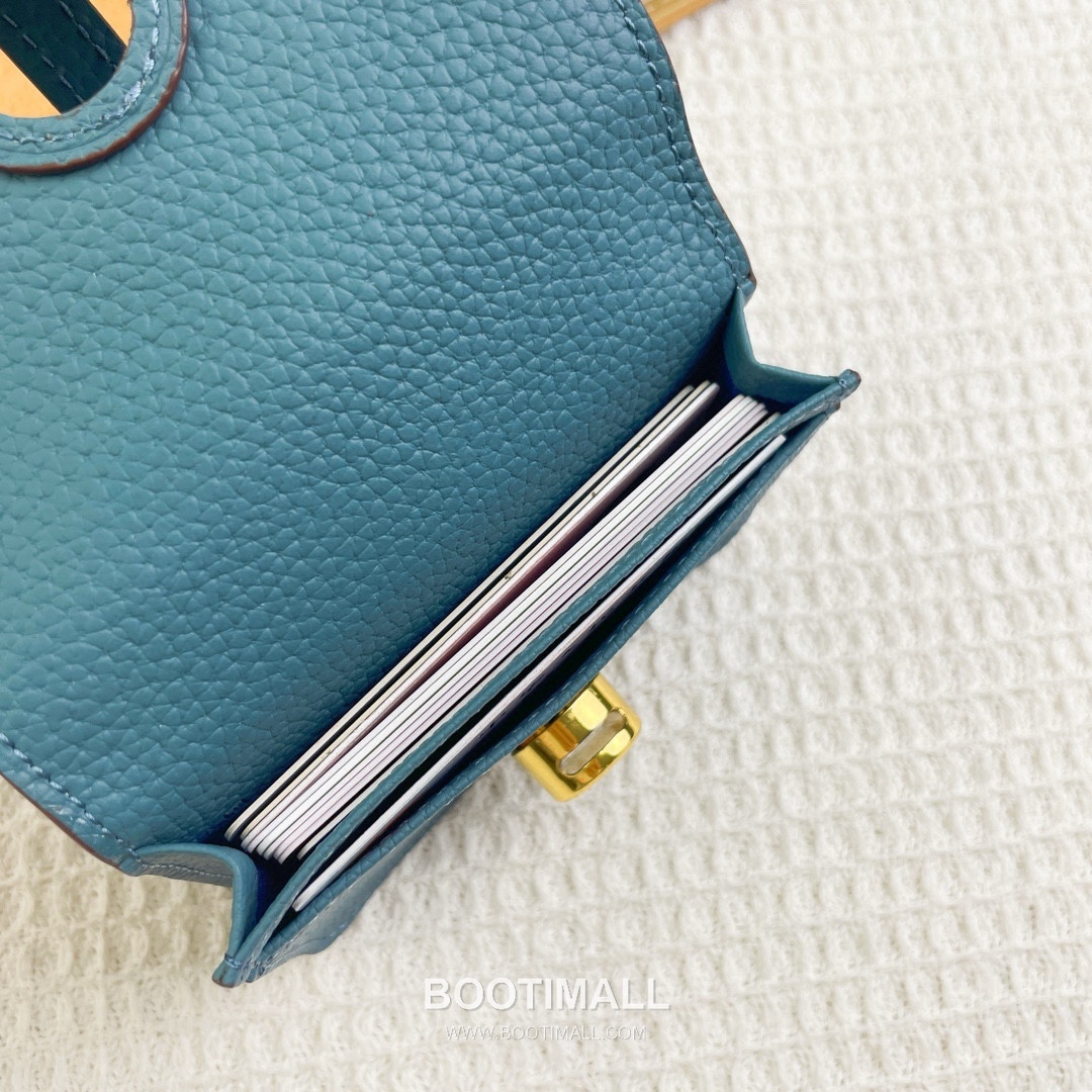 Hermès Togo Leather Card Holder 0510 에르메스 토고 가죽 카드지갑 11cm 5