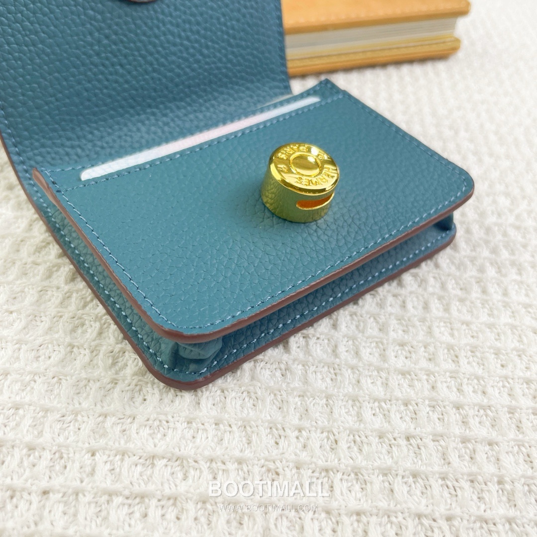 Hermès Togo Leather Card Holder 0510 에르메스 토고 가죽 카드지갑 11cm 6