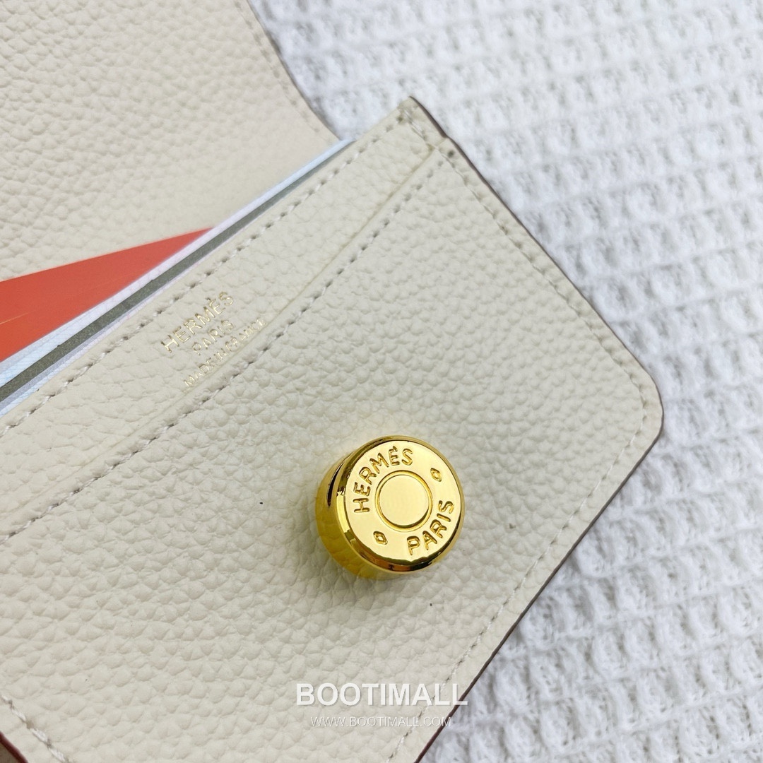 Hermès Togo Leather Card Holder 0510 에르메스 토고 가죽 카드지갑 11cm 4