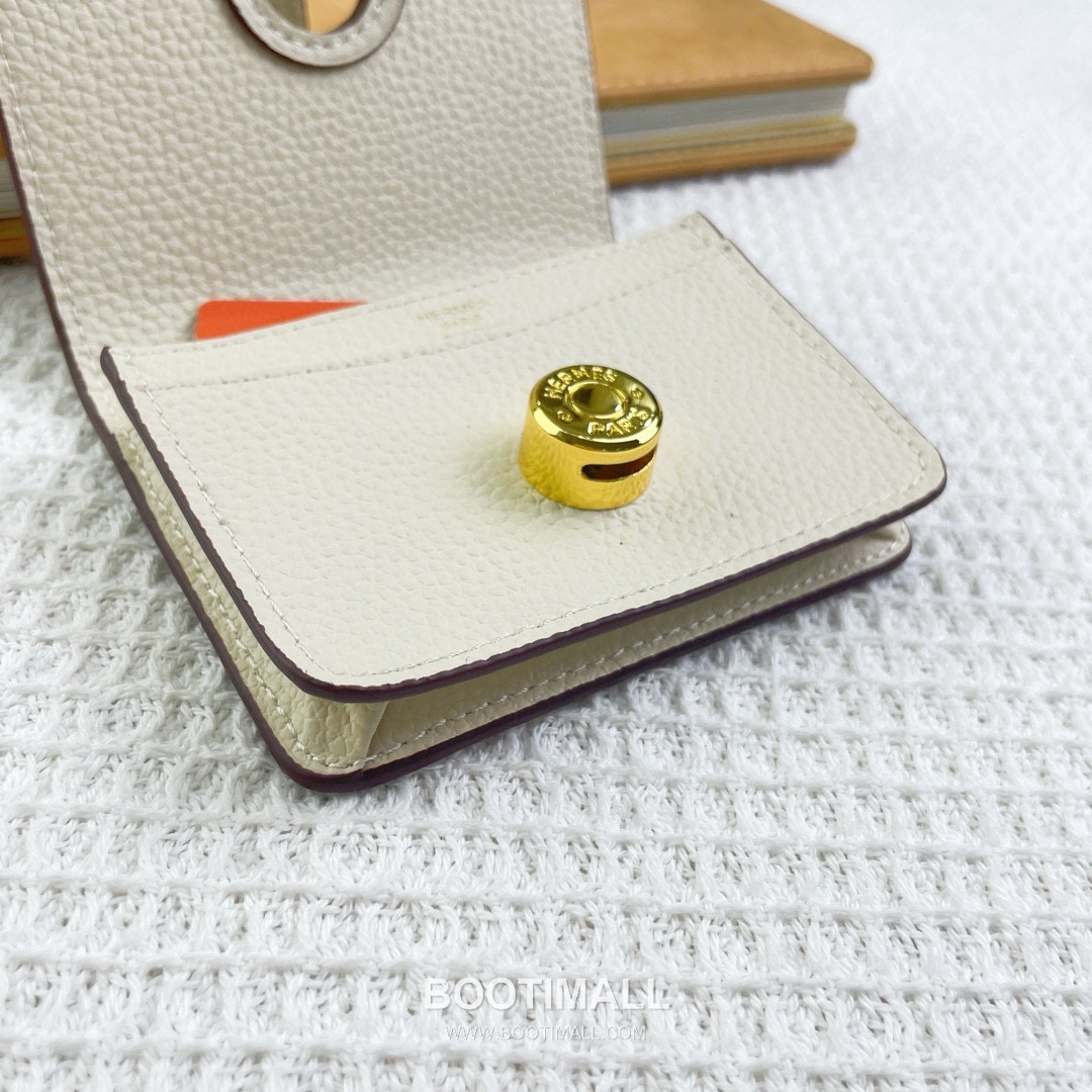 Hermès Togo Leather Card Holder 0510 에르메스 토고 가죽 카드지갑 11cm 5